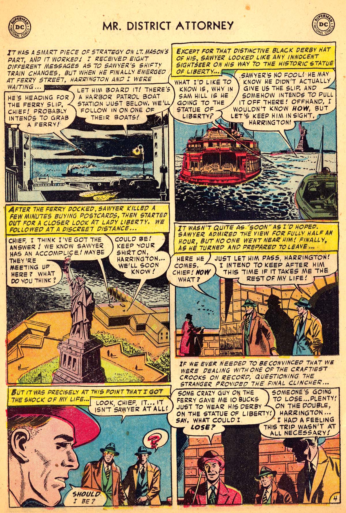 Read online Mr. District Attorney comic -  Issue #30 - 16