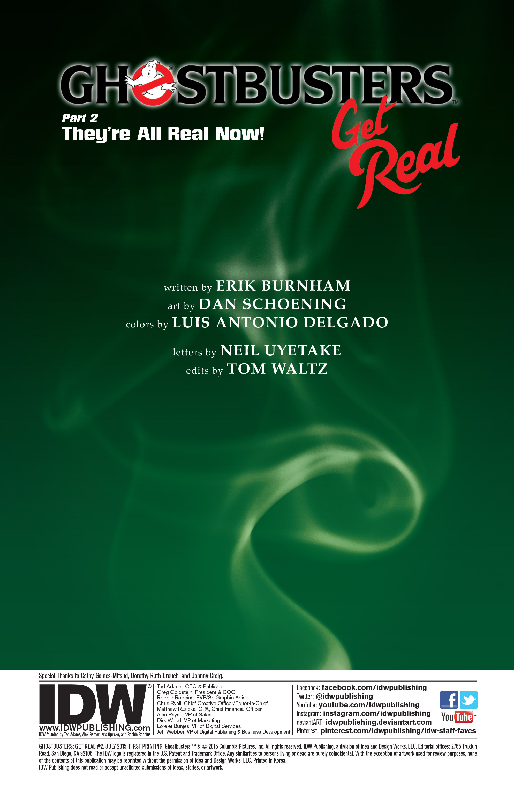 Read online Ghostbusters: Get Real comic -  Issue #2 - 2