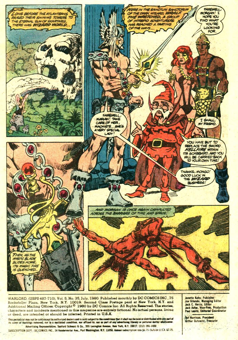 Read online Warlord (1976) comic -  Issue #35 - 2
