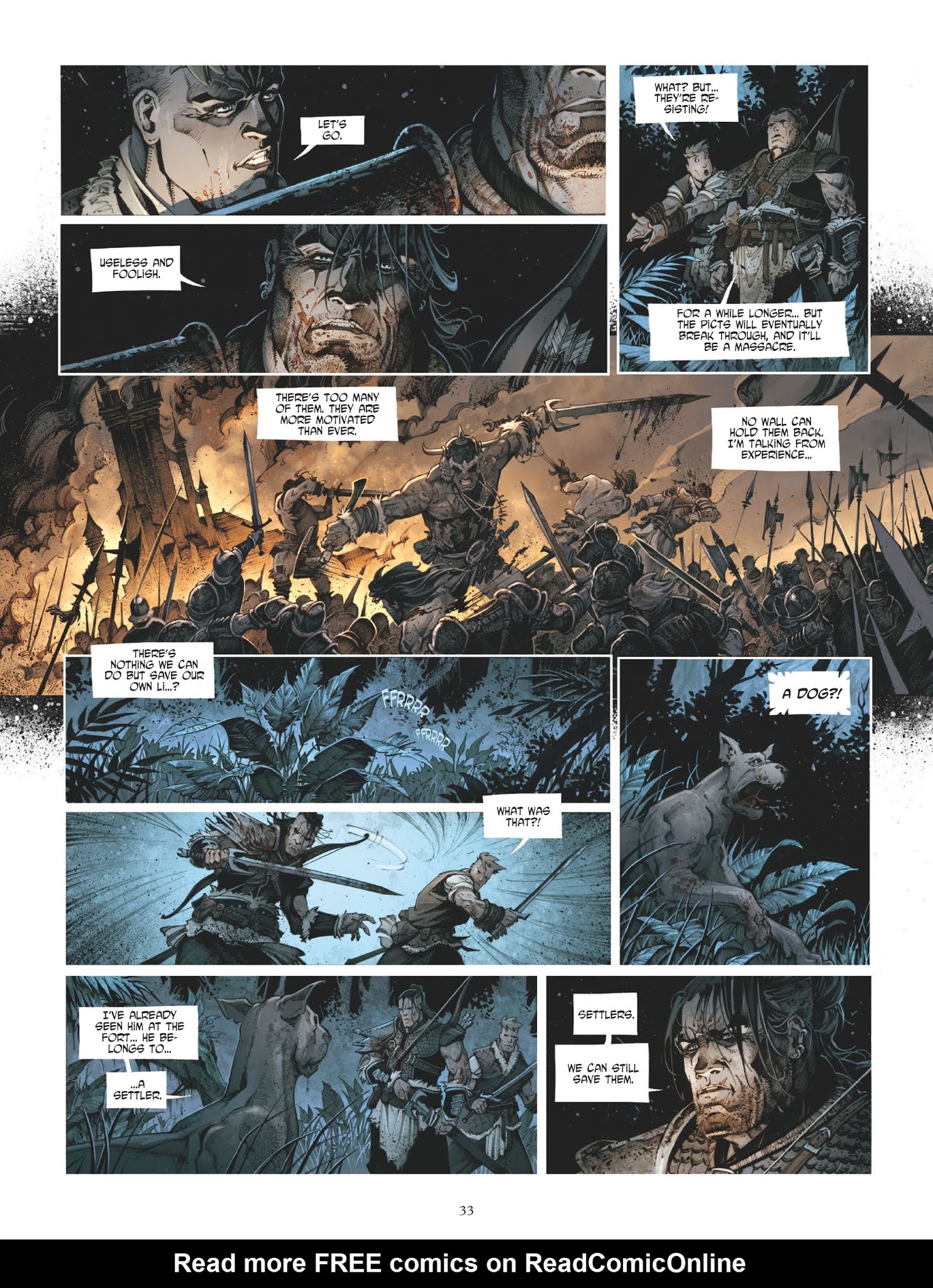 Read online Conan le Cimmérien - La Reine de la côte noire comic -  Issue #3 - 35