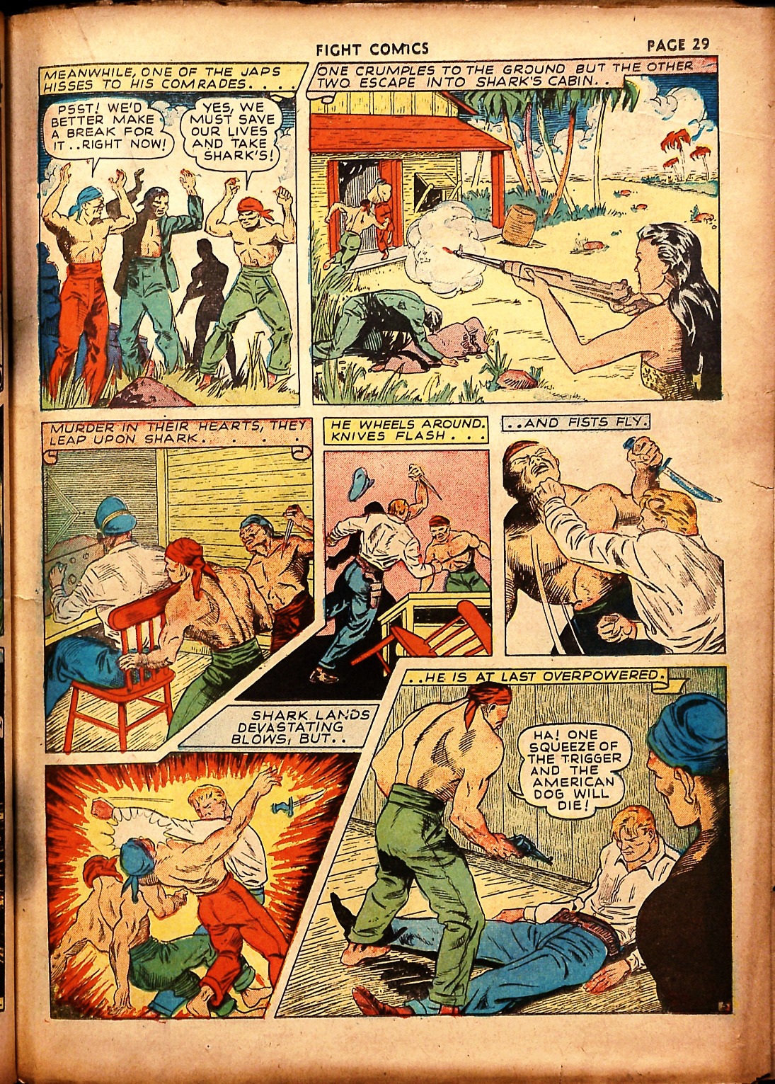 Read online Fight Comics comic -  Issue #17 - 32