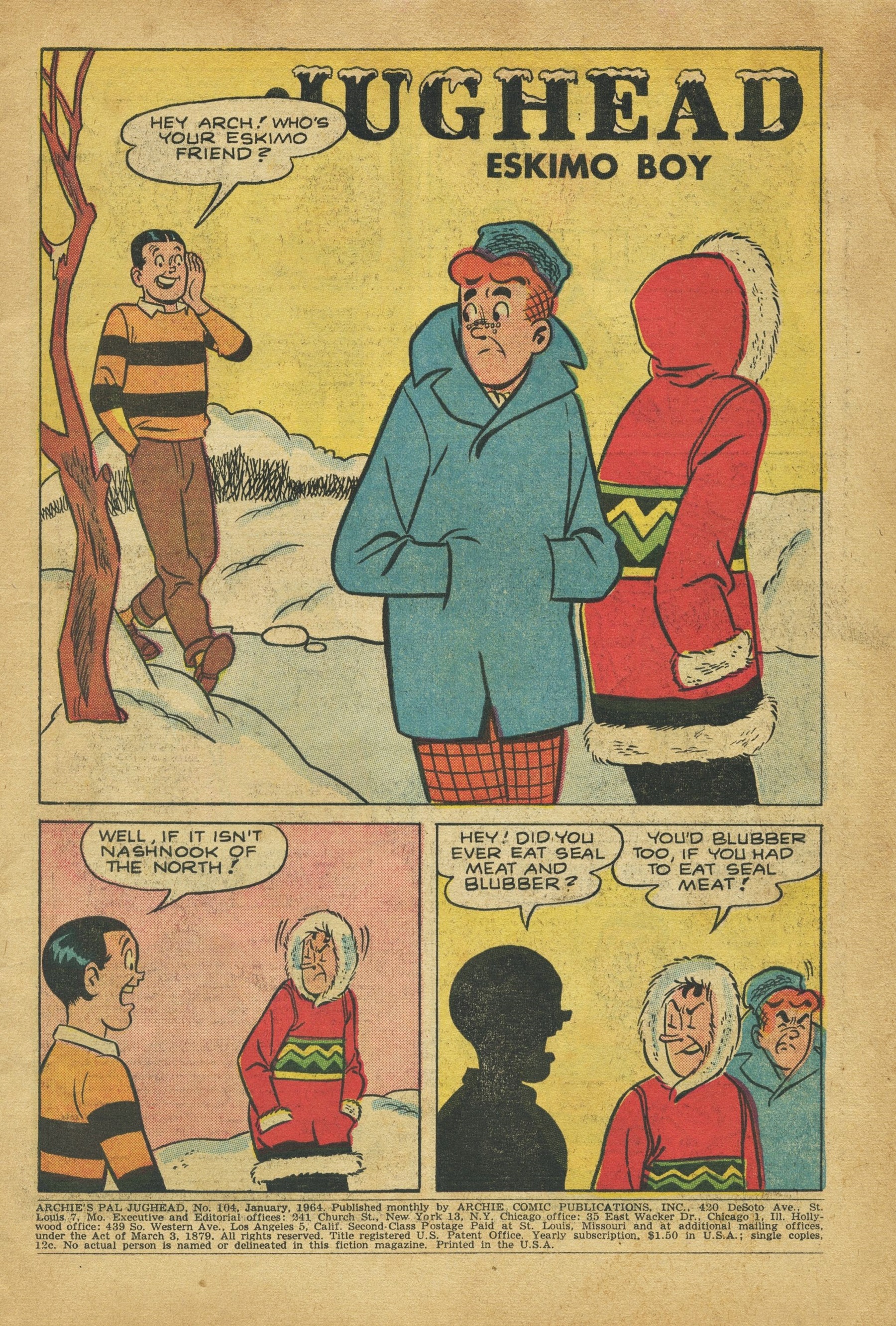 Read online Archie's Pal Jughead comic -  Issue #104 - 3