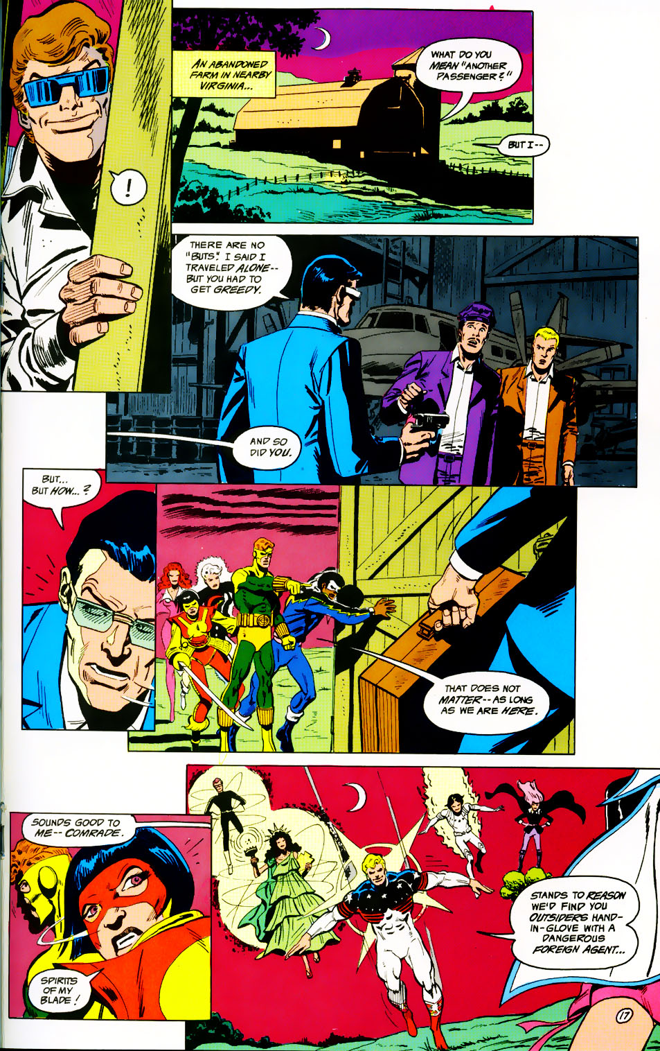 Read online Adventures of the Outsiders comic -  Issue #41 - 18