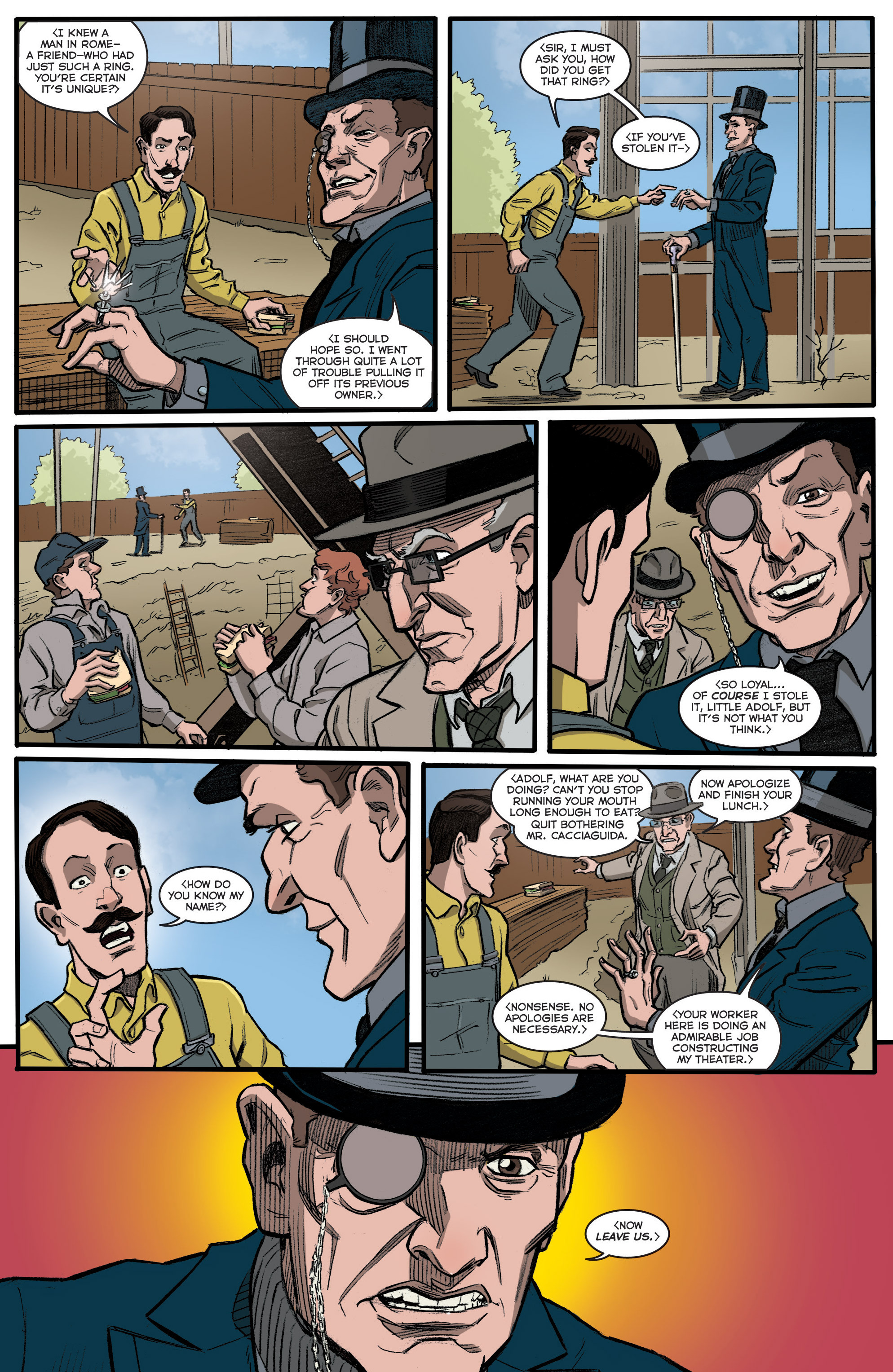 Read online Herald: Lovecraft and Tesla comic -  Issue #8 - 9