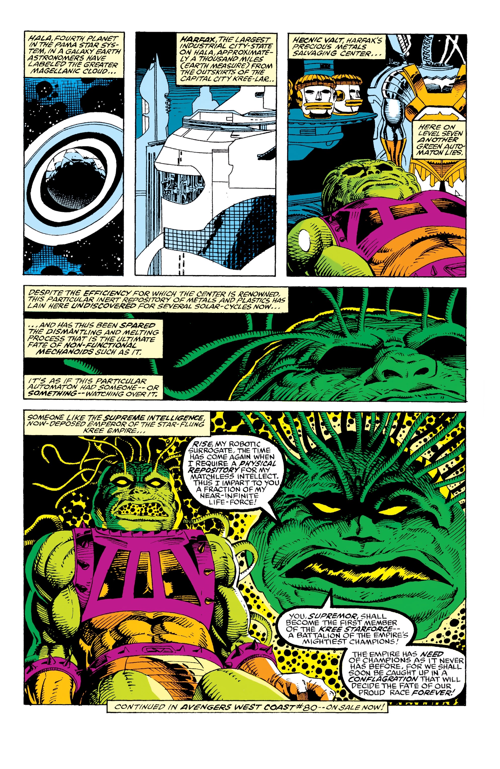 Read online Avengers Epic Collection: Operation Galactic Storm comic -  Issue # TPB (Part 1) - 23
