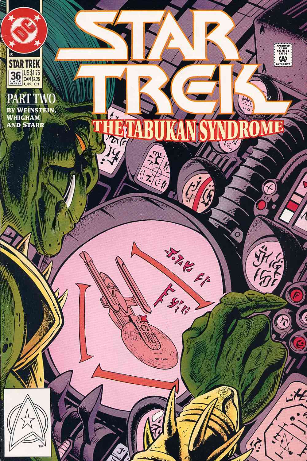 Read online Star Trek (1989) comic -  Issue #36 - 1
