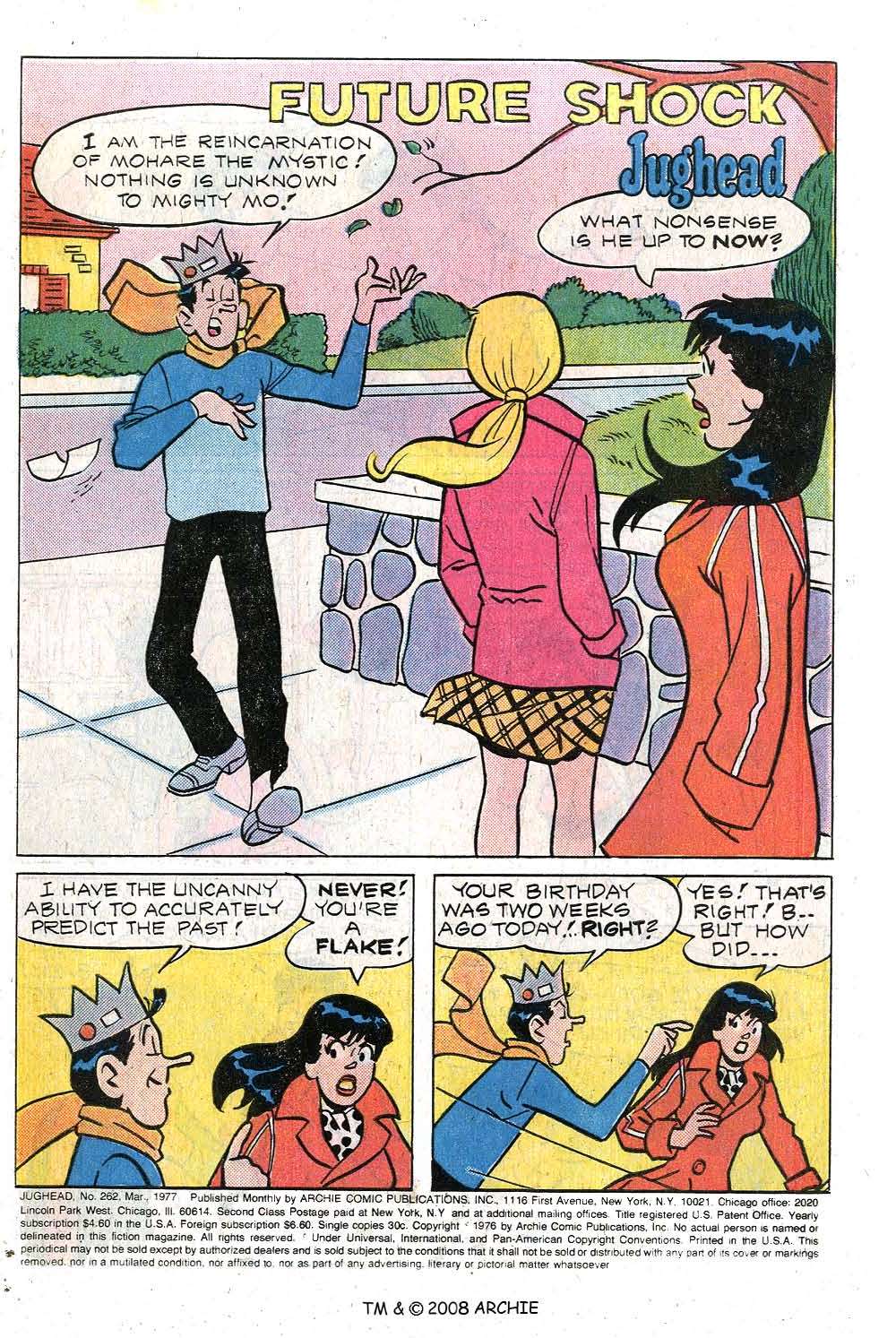 Read online Jughead (1965) comic -  Issue #262 - 3
