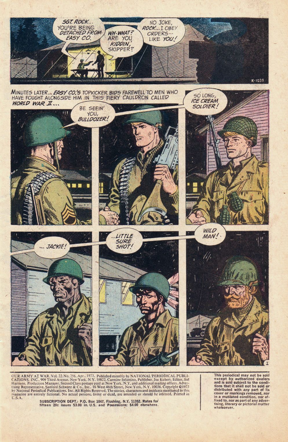 Read online Our Army at War (1952) comic -  Issue #256 - 3