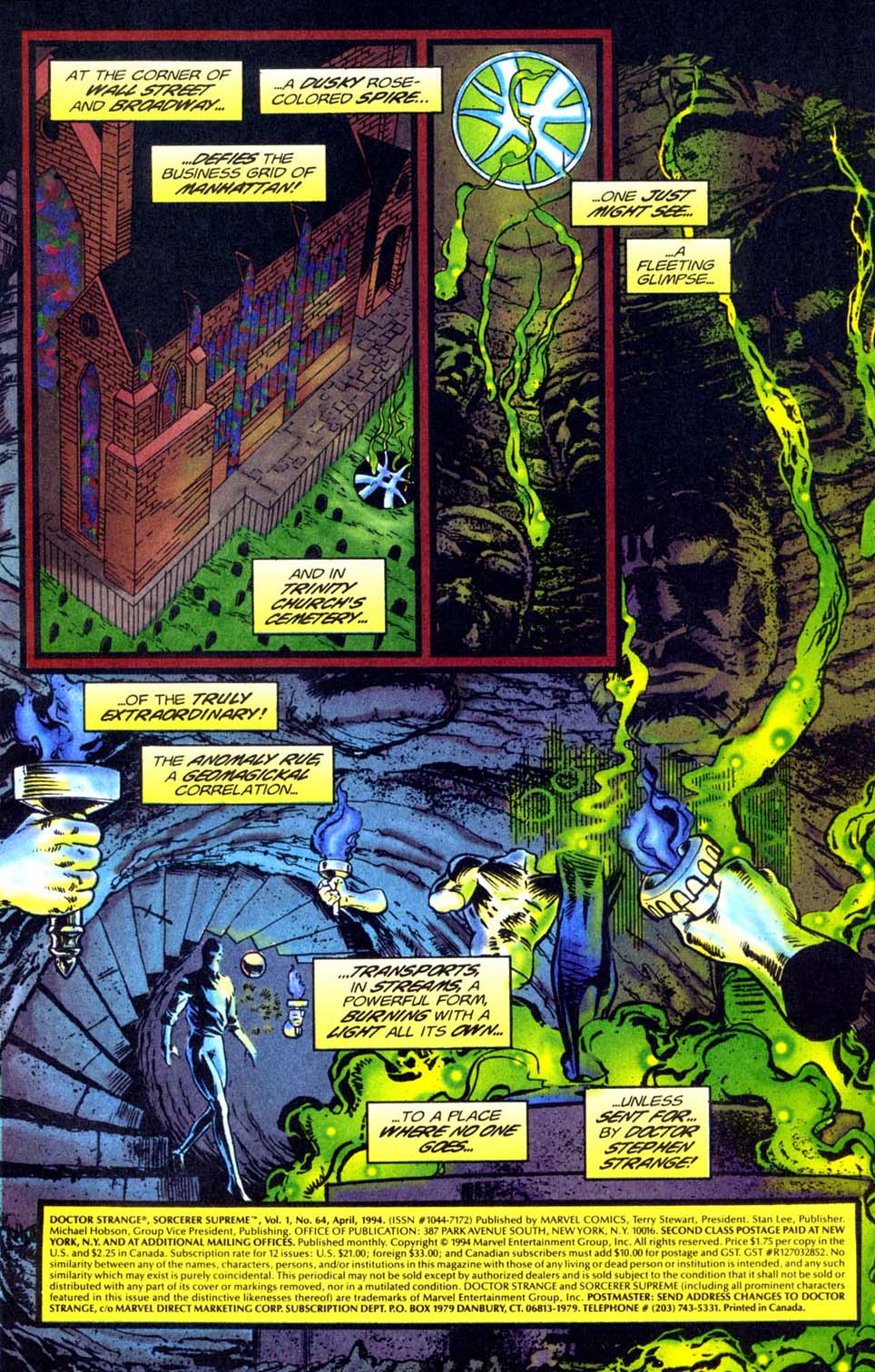 Read online Doctor Strange: Sorcerer Supreme comic -  Issue #64 - 2