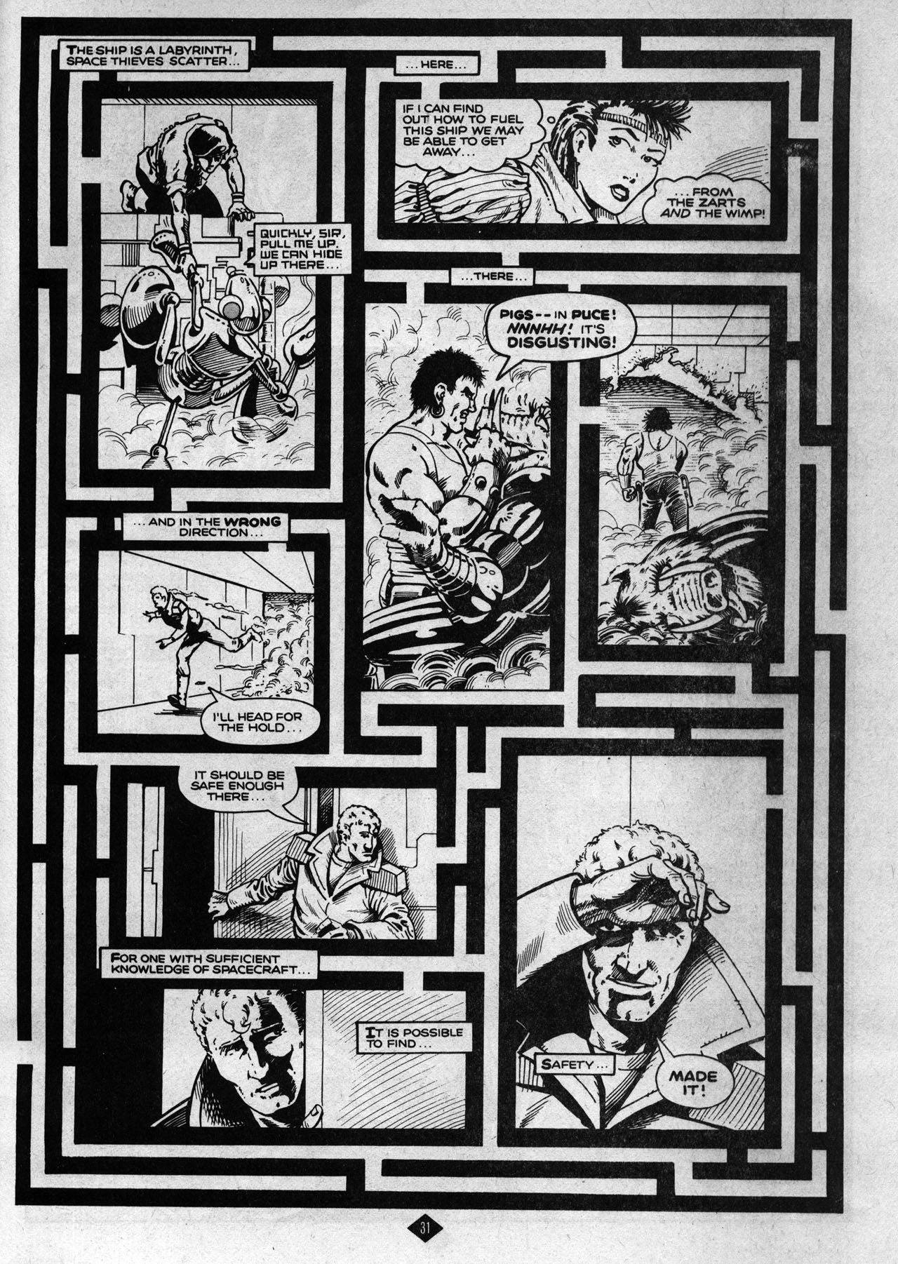 Read online Captain Britain (1985) comic -  Issue #8 - 31