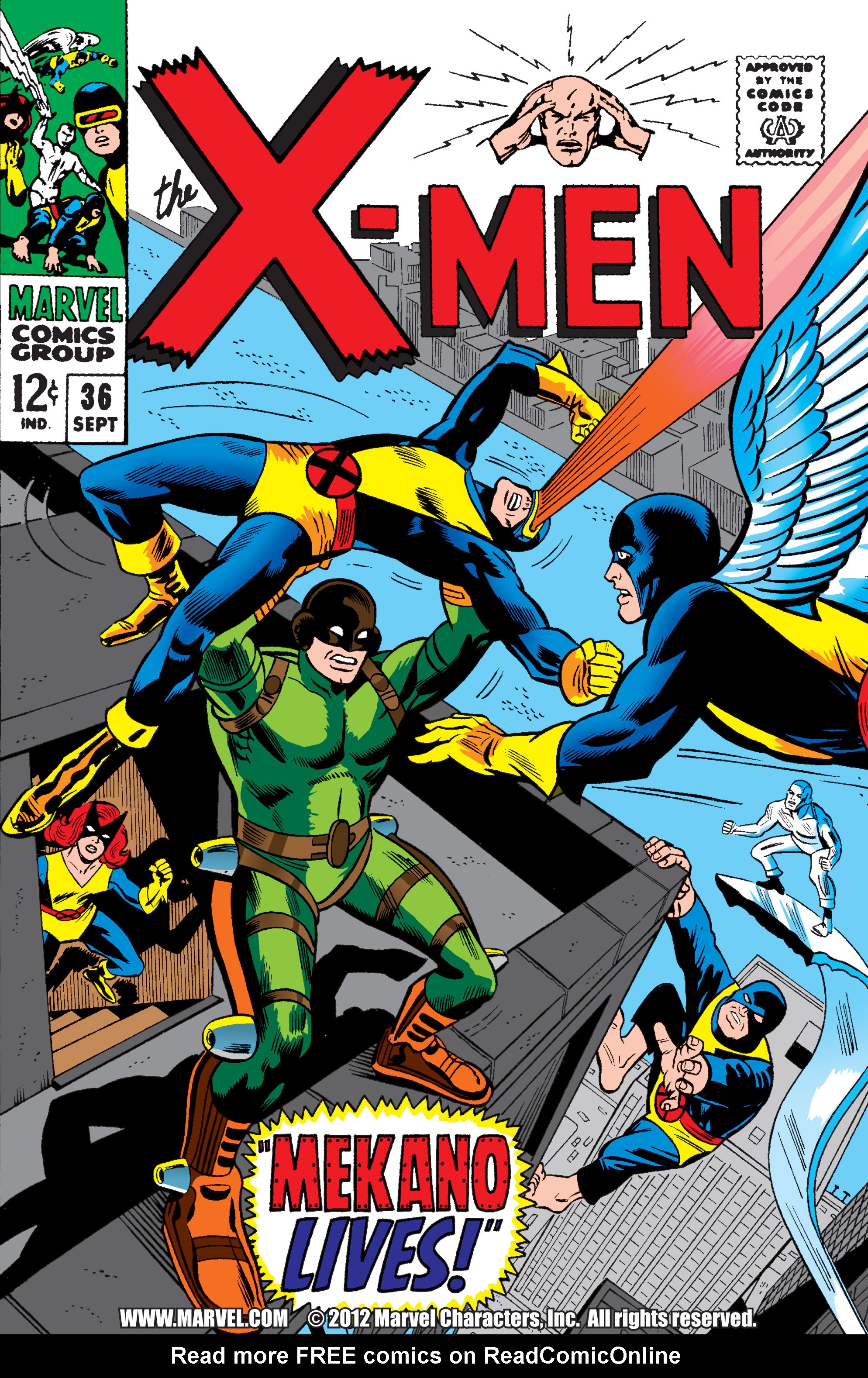 Read online Uncanny X-Men (1963) comic -  Issue #36 - 1
