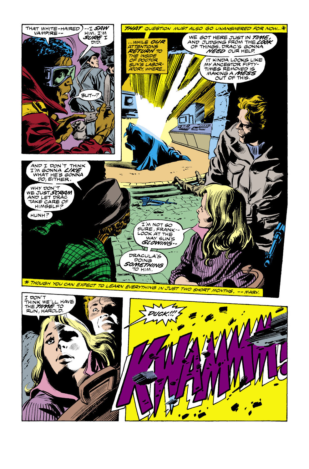 Read online Tomb of Dracula (1972) comic -  Issue #42 - 14