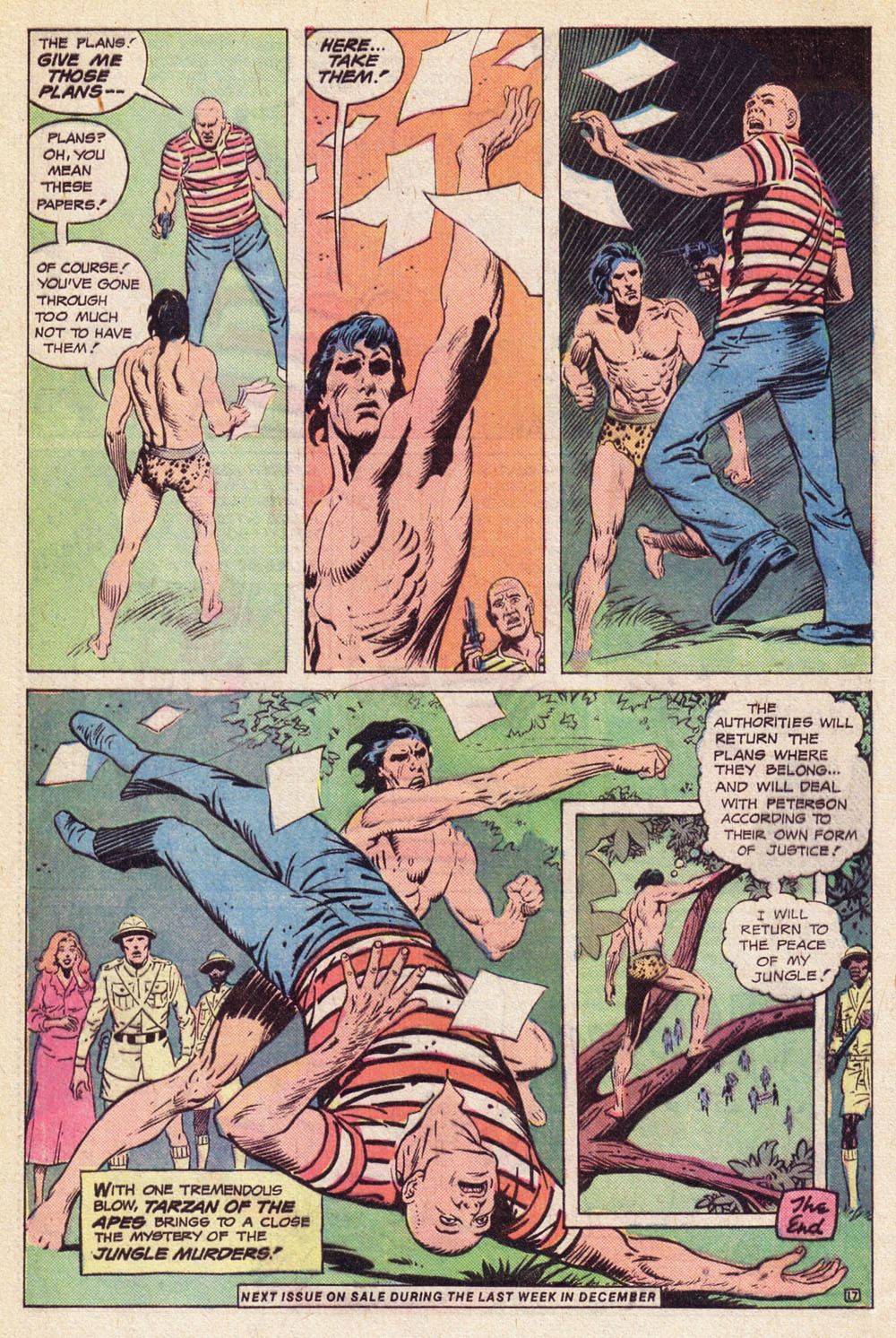 Read online Tarzan (1972) comic -  Issue #246 - 31