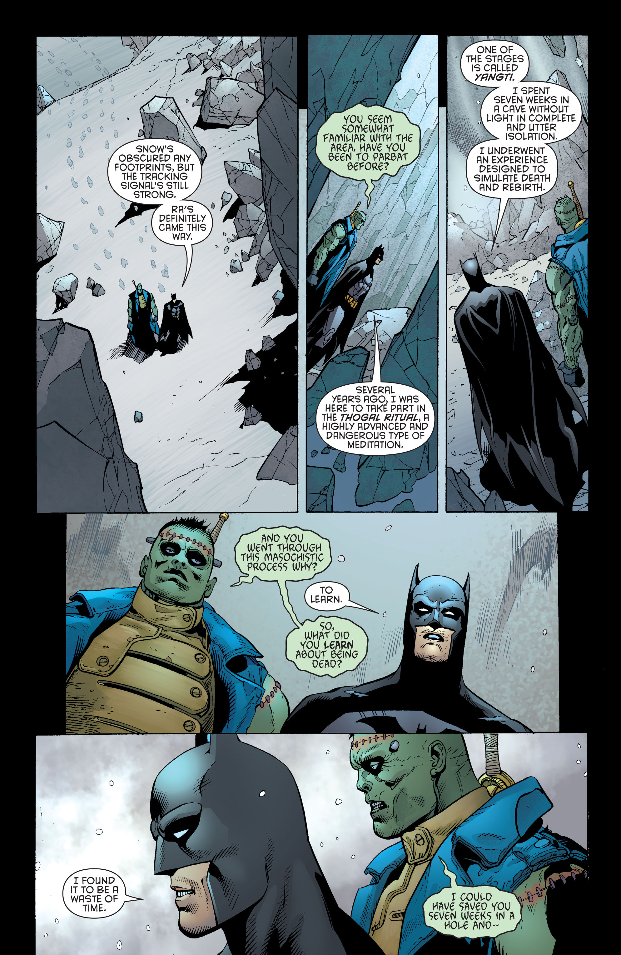 Read online Batman and Robin (2011) comic -  Issue #31 - Batman and Frankenstein - 14