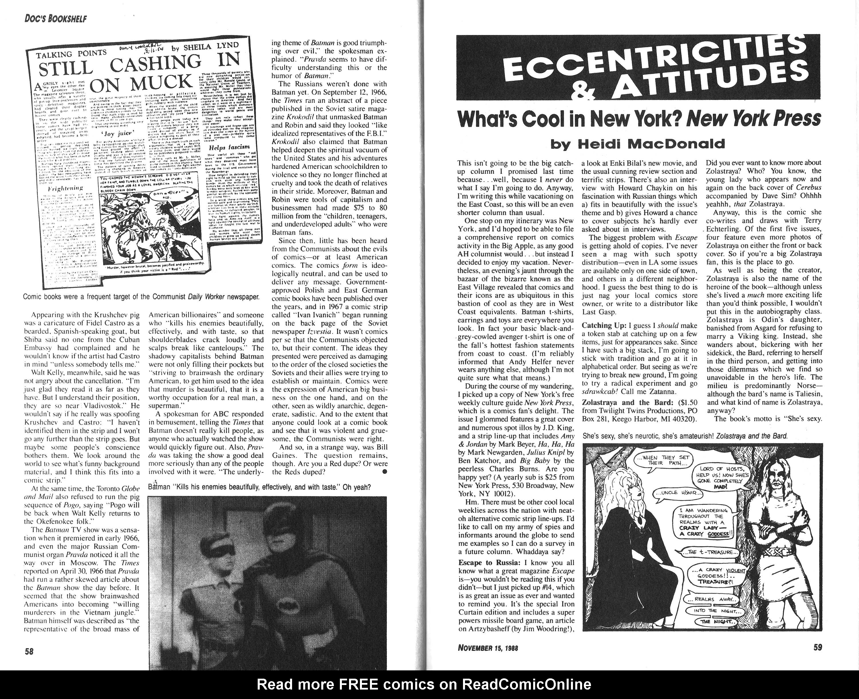 Read online Amazing Heroes comic -  Issue #153 - 30