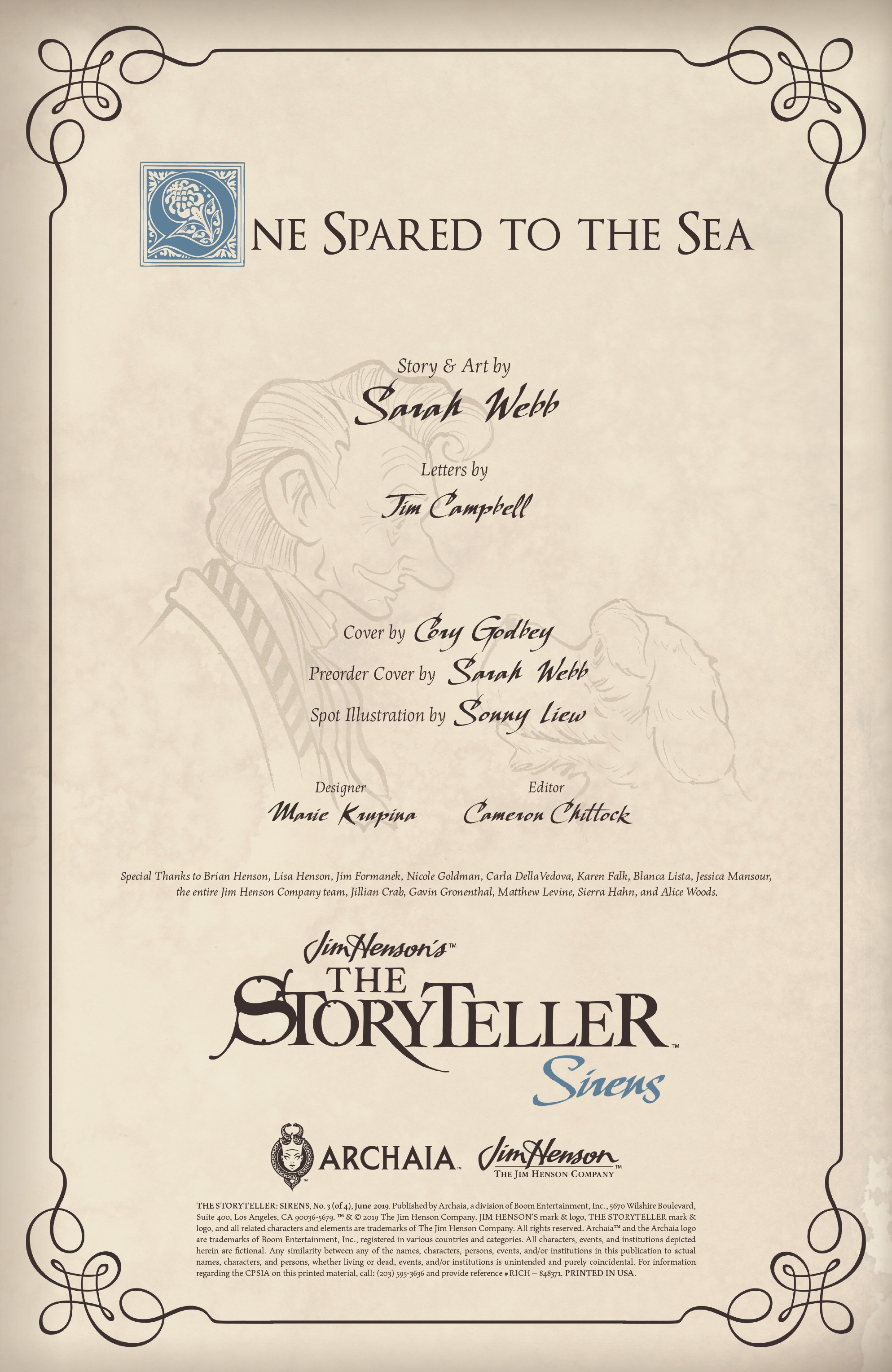 Read online Jim Henson's The Storyteller: Sirens comic -  Issue #3 - 2