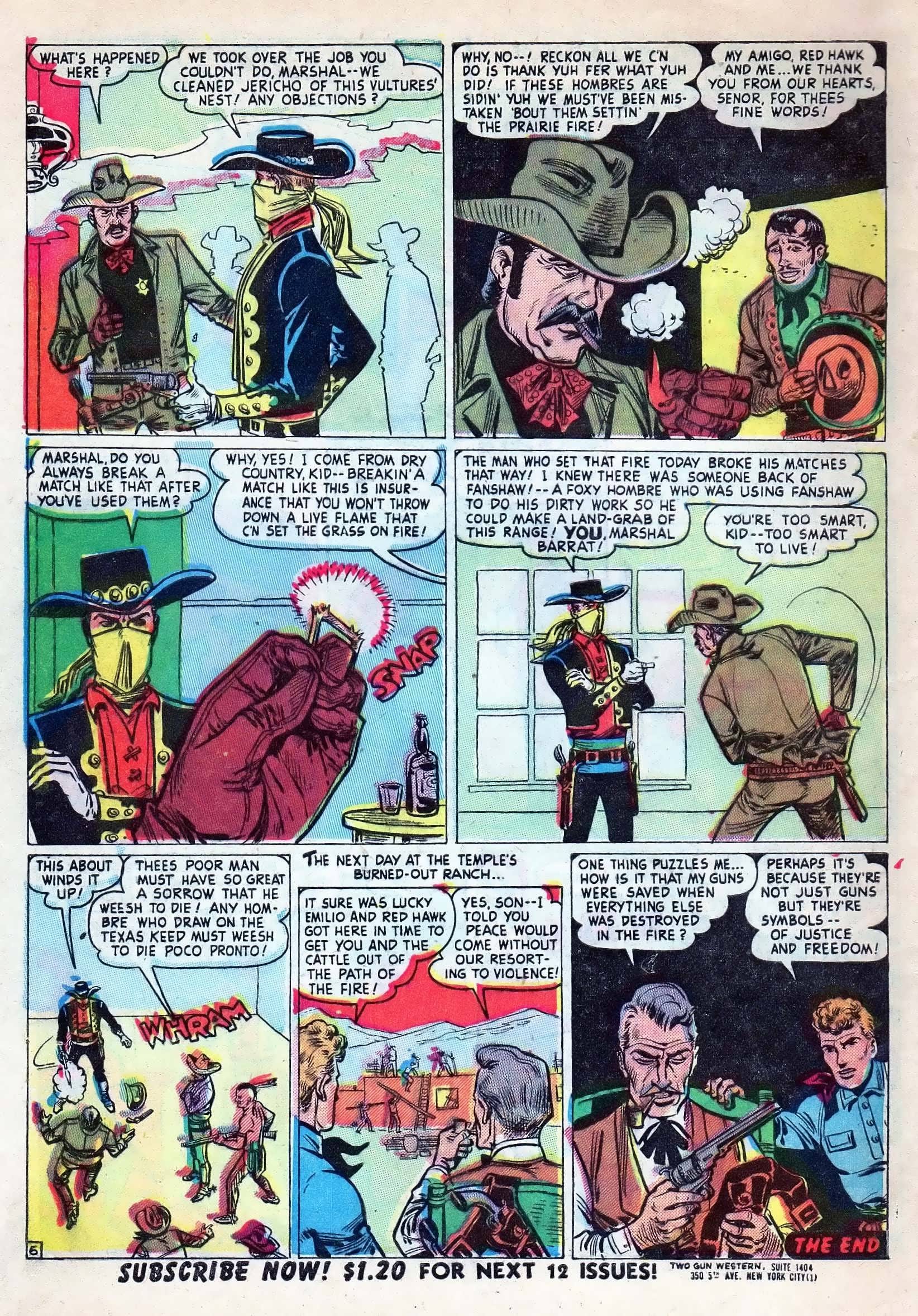 Read online Two Gun Western (1950) comic -  Issue #9 - 31