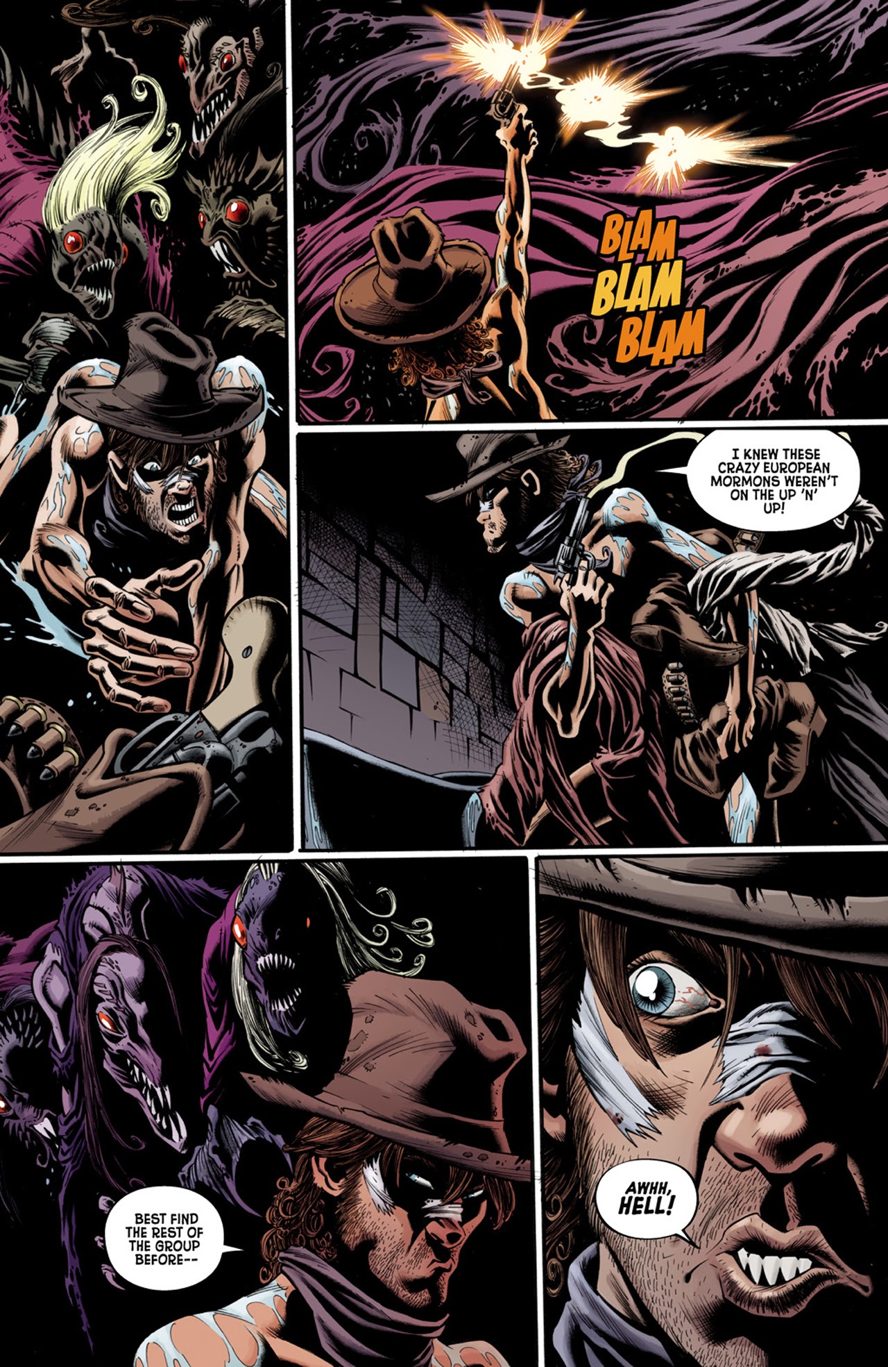 Read online Billy the Kid's Old Timey Oddities and the Orm of Loch Ness comic -  Issue #3 - 7