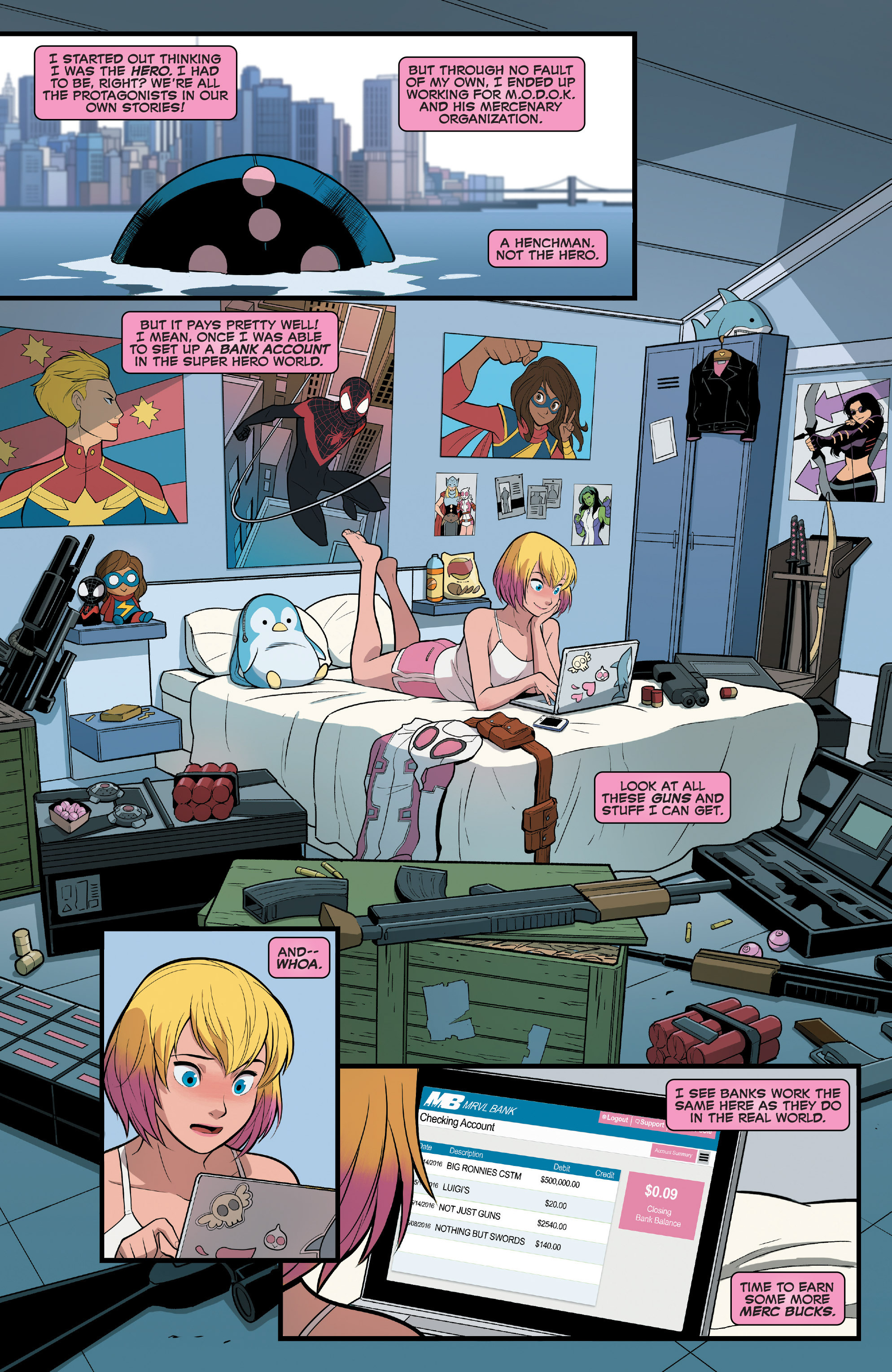 Read online The Unbelievable Gwenpool comic -  Issue #4 - 5