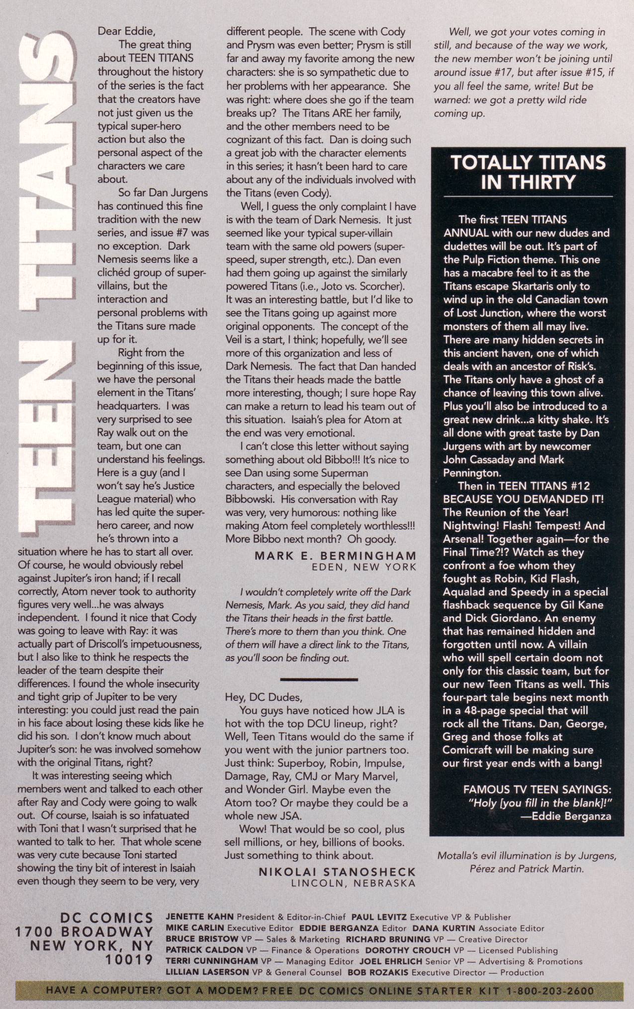 Read online Teen Titans (1996) comic -  Issue #11 - 24