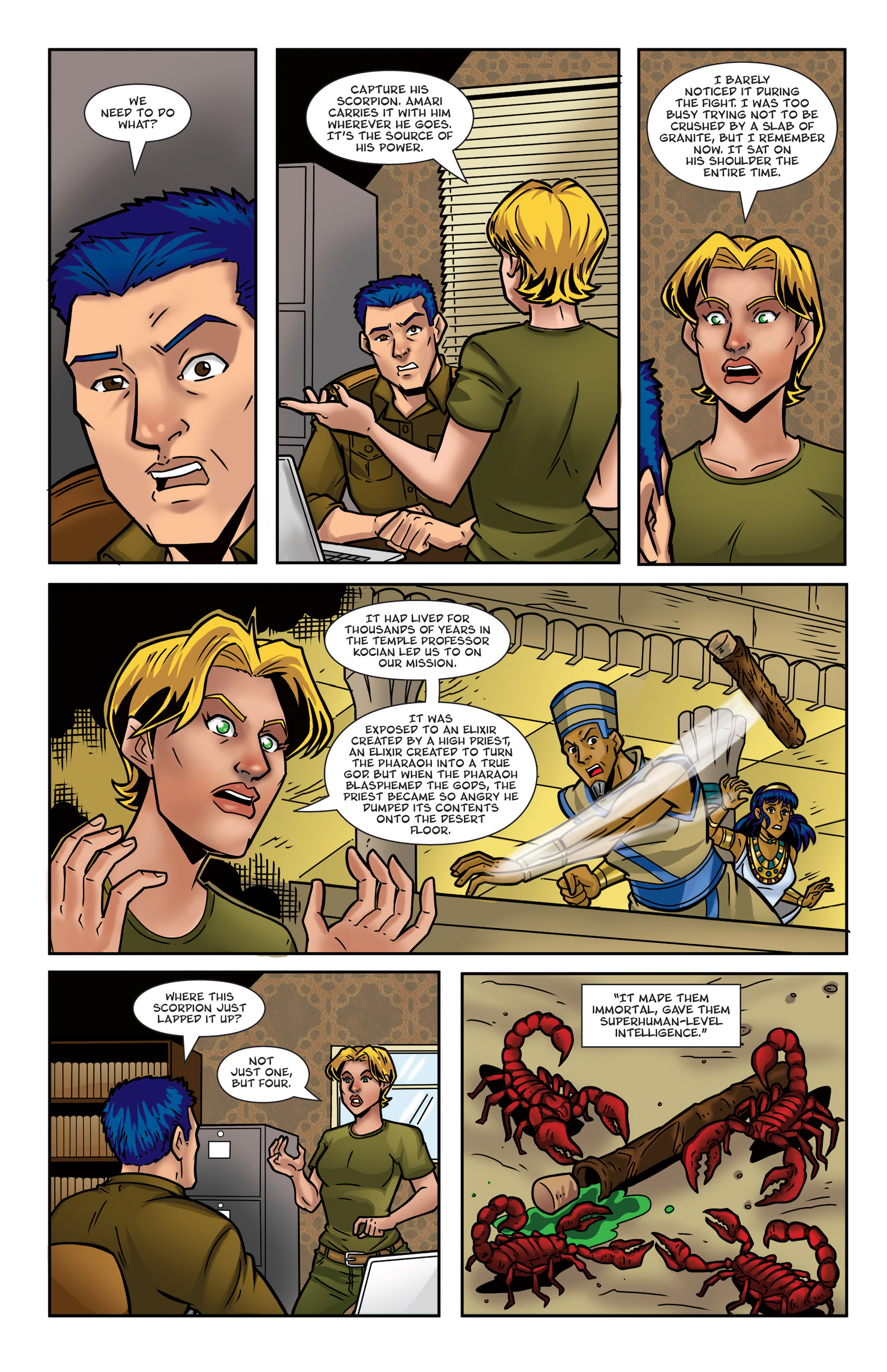 Read online Crimson Scorpion comic -  Issue #3 - 9