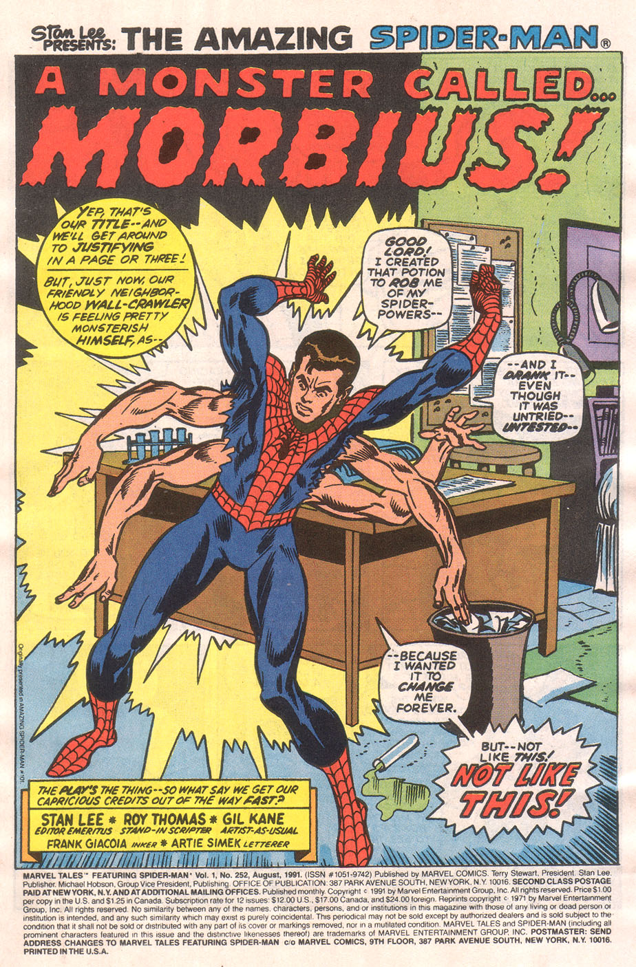 Read online Marvel Tales (1964) comic -  Issue #252 - 3