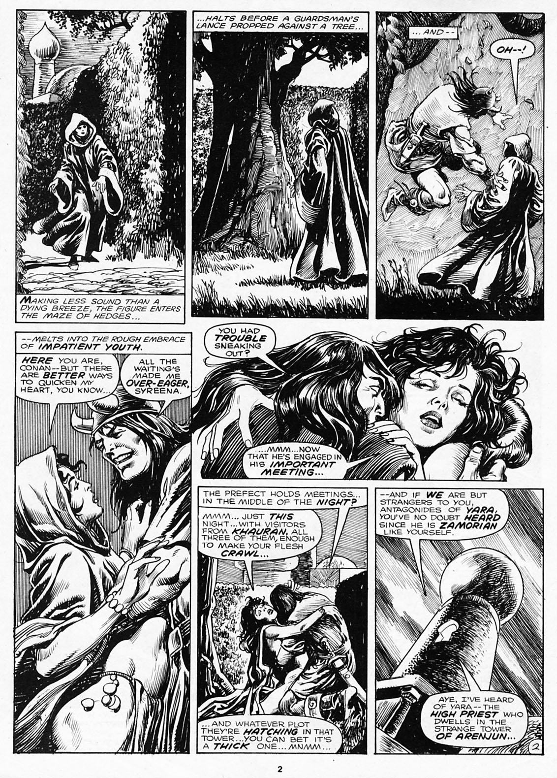 Read online The Savage Sword Of Conan comic -  Issue #180 - 4