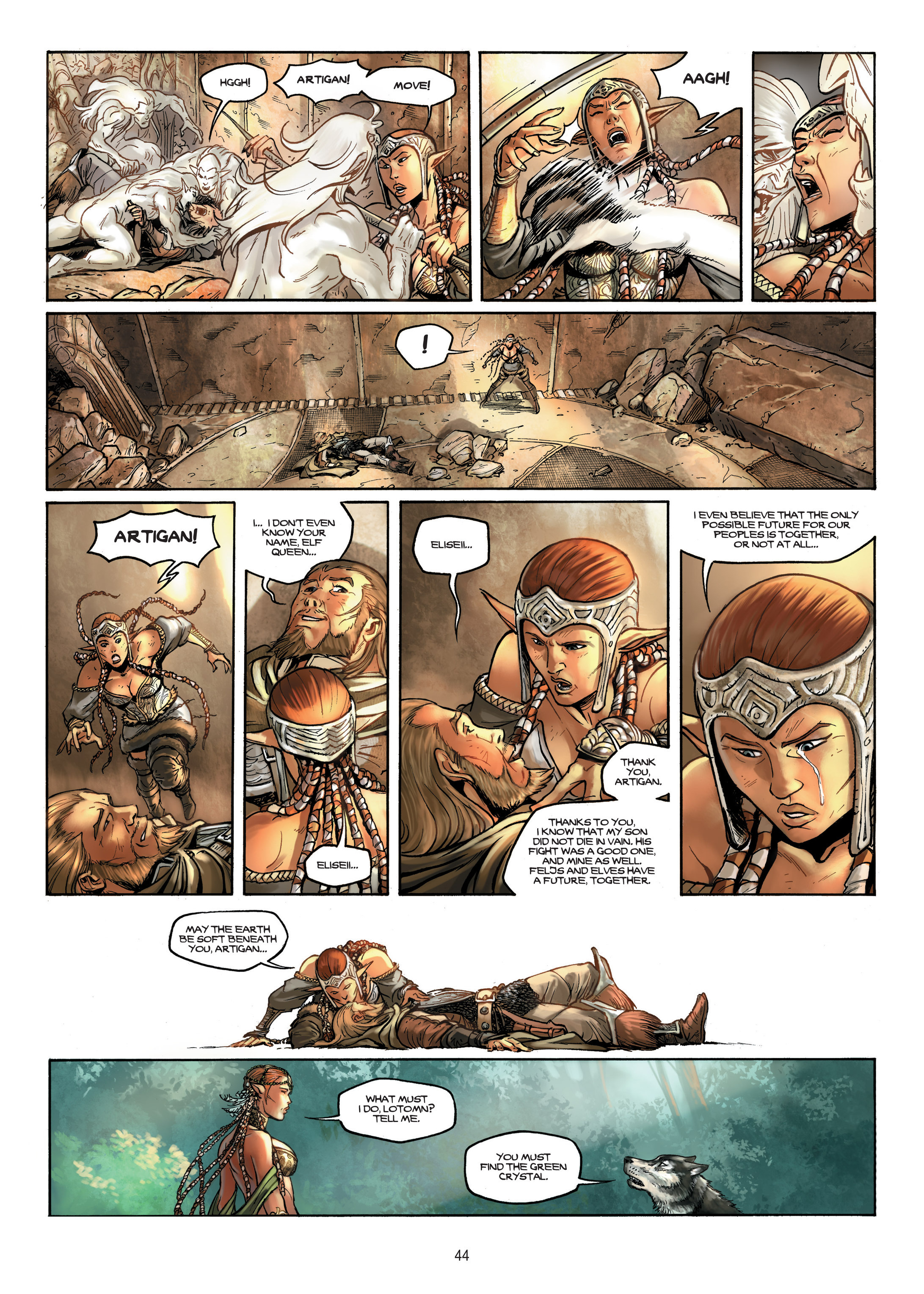 Read online Elves comic -  Issue #7 - 44
