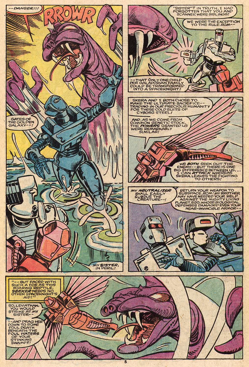 Read online ROM (1979) comic -  Issue #70 - 5