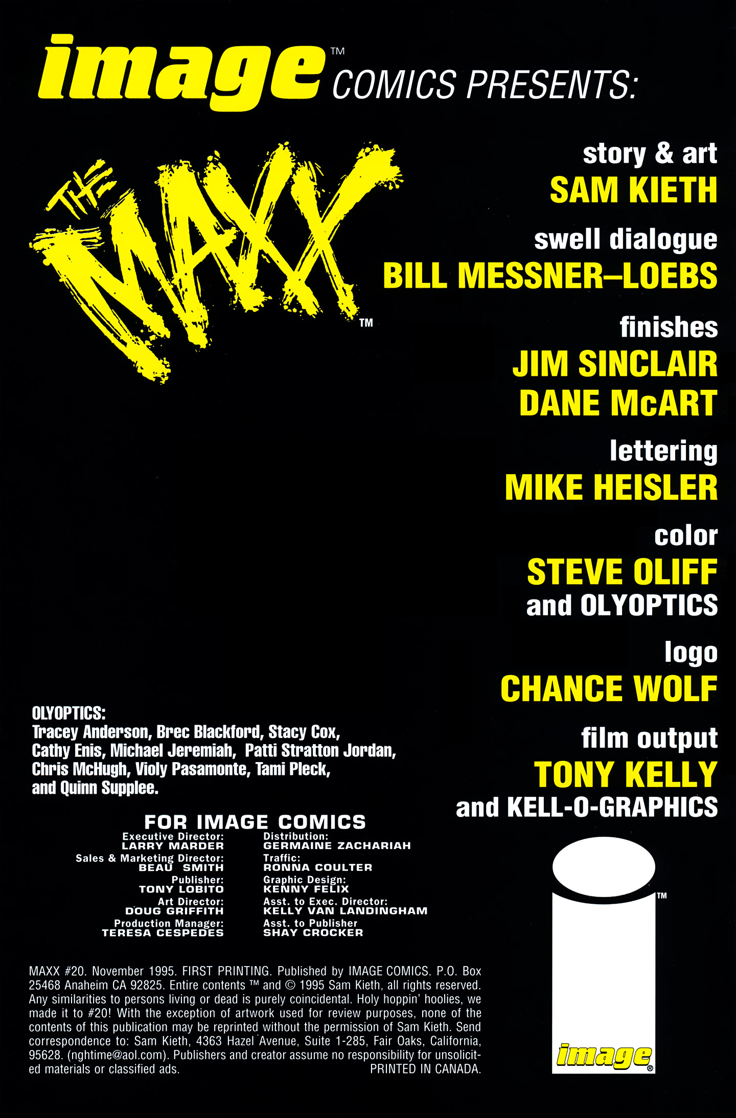 Read online The Maxx (1993) comic -  Issue #20 - 2