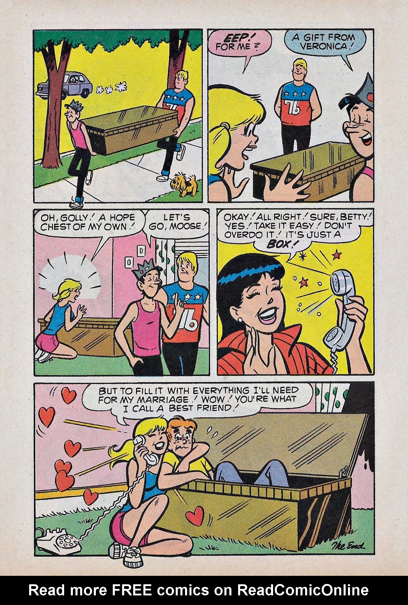 Read online Betty and Veronica Digest Magazine comic -  Issue #56 - 86