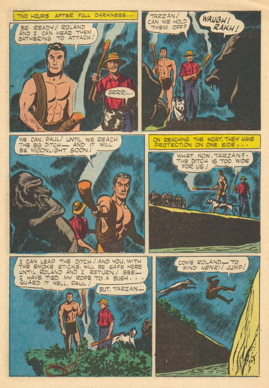 Read online Tarzan (1948) comic -  Issue #81 - 14