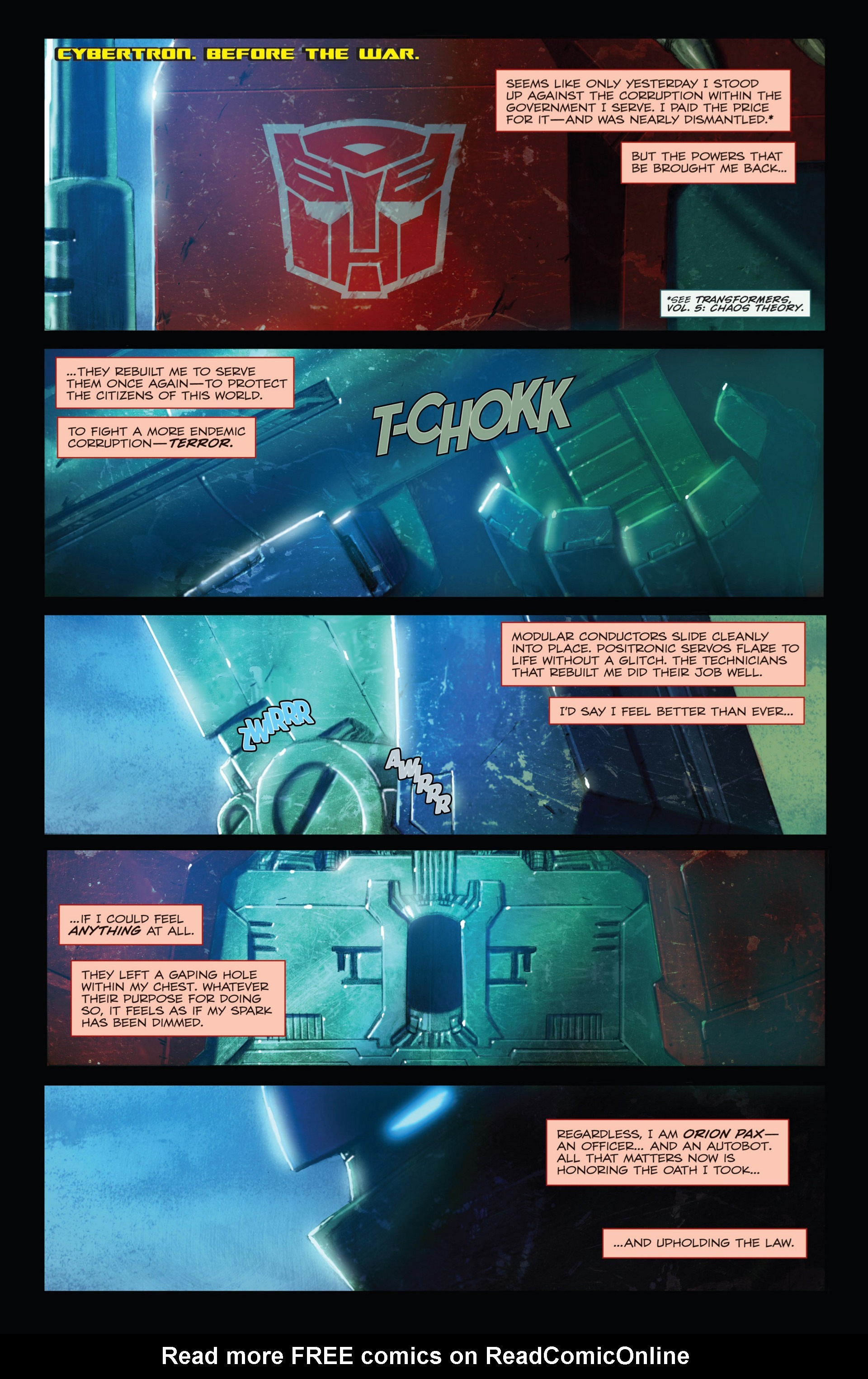 Read online Transformers: Autocracy comic - Issue # Full