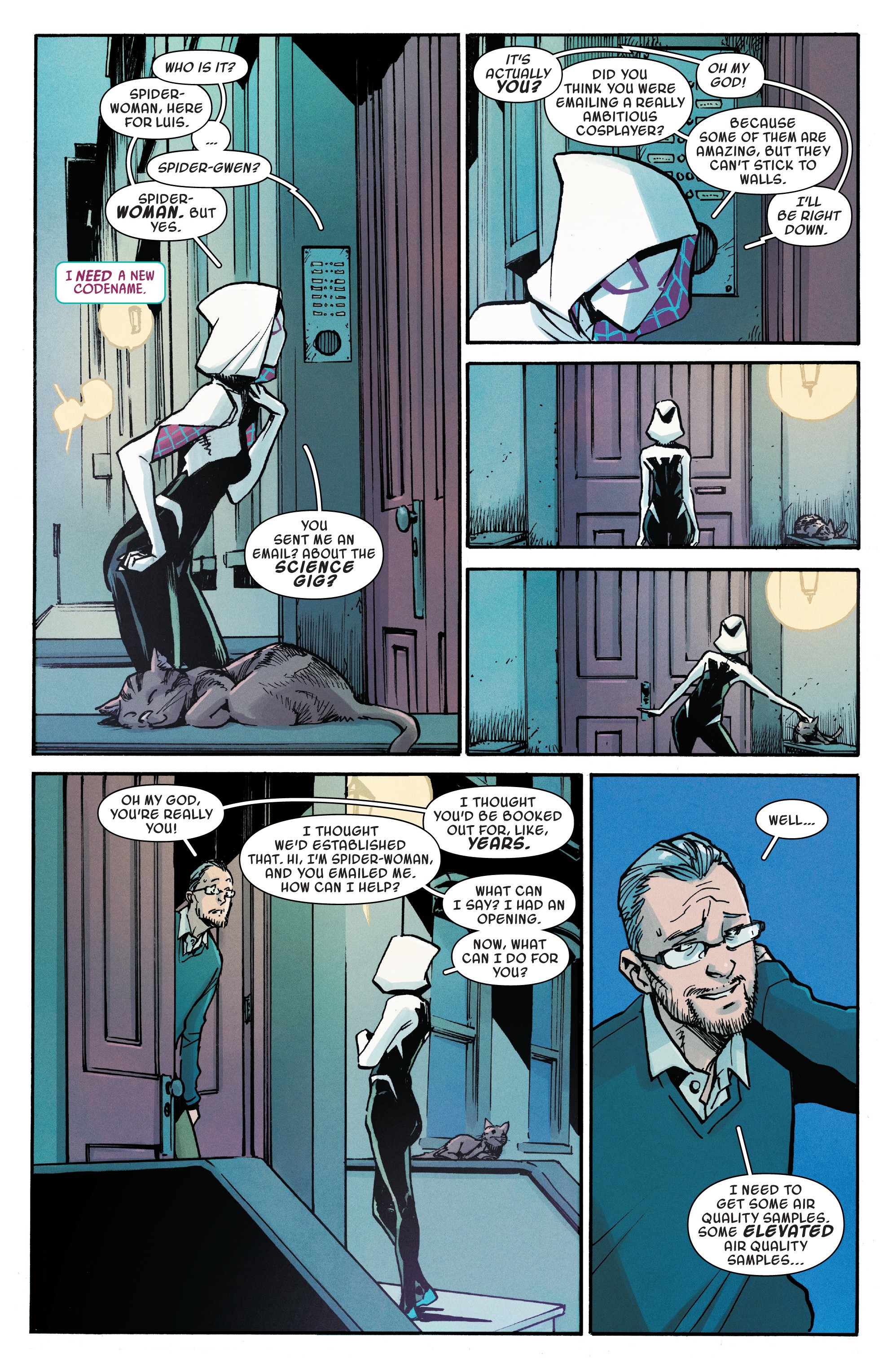 Read online Spider-Gwen: Ghost-Spider comic -  Issue #7 - 12