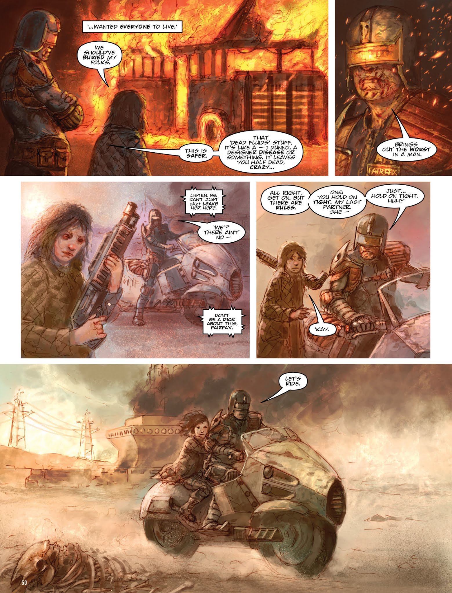 Read online The Dark Judges: The Fall of Deadworld comic -  Issue # TPB - 51