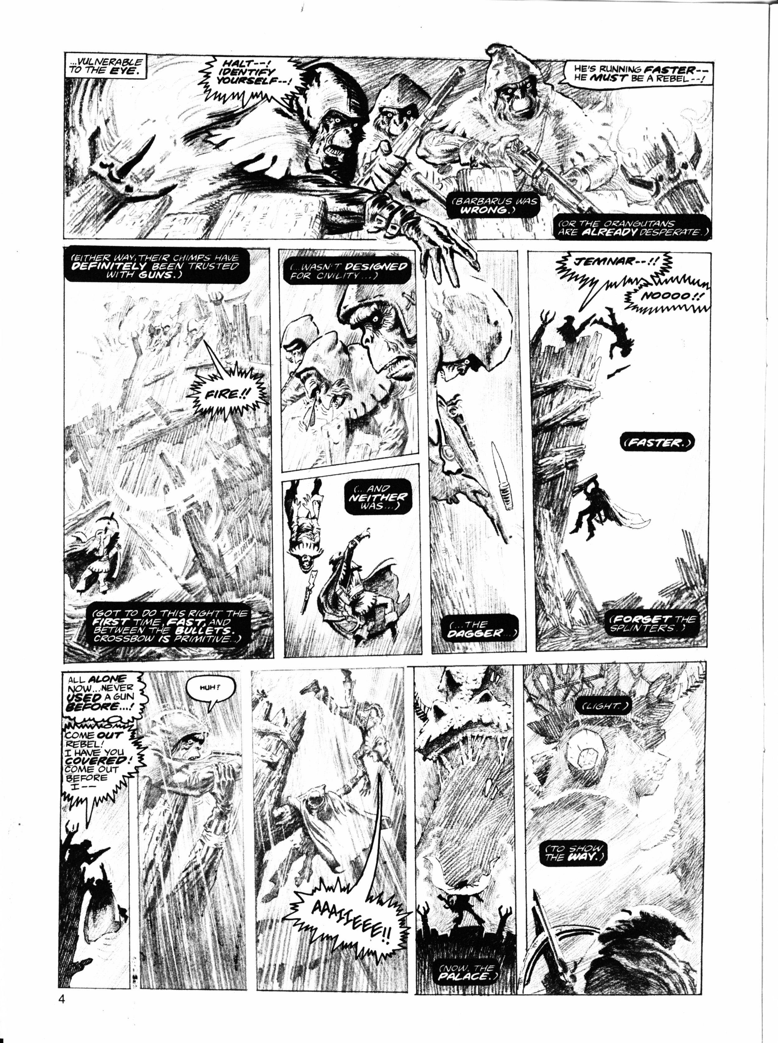 Read online Planet of the Apes (1974) comic -  Issue #48 - 4