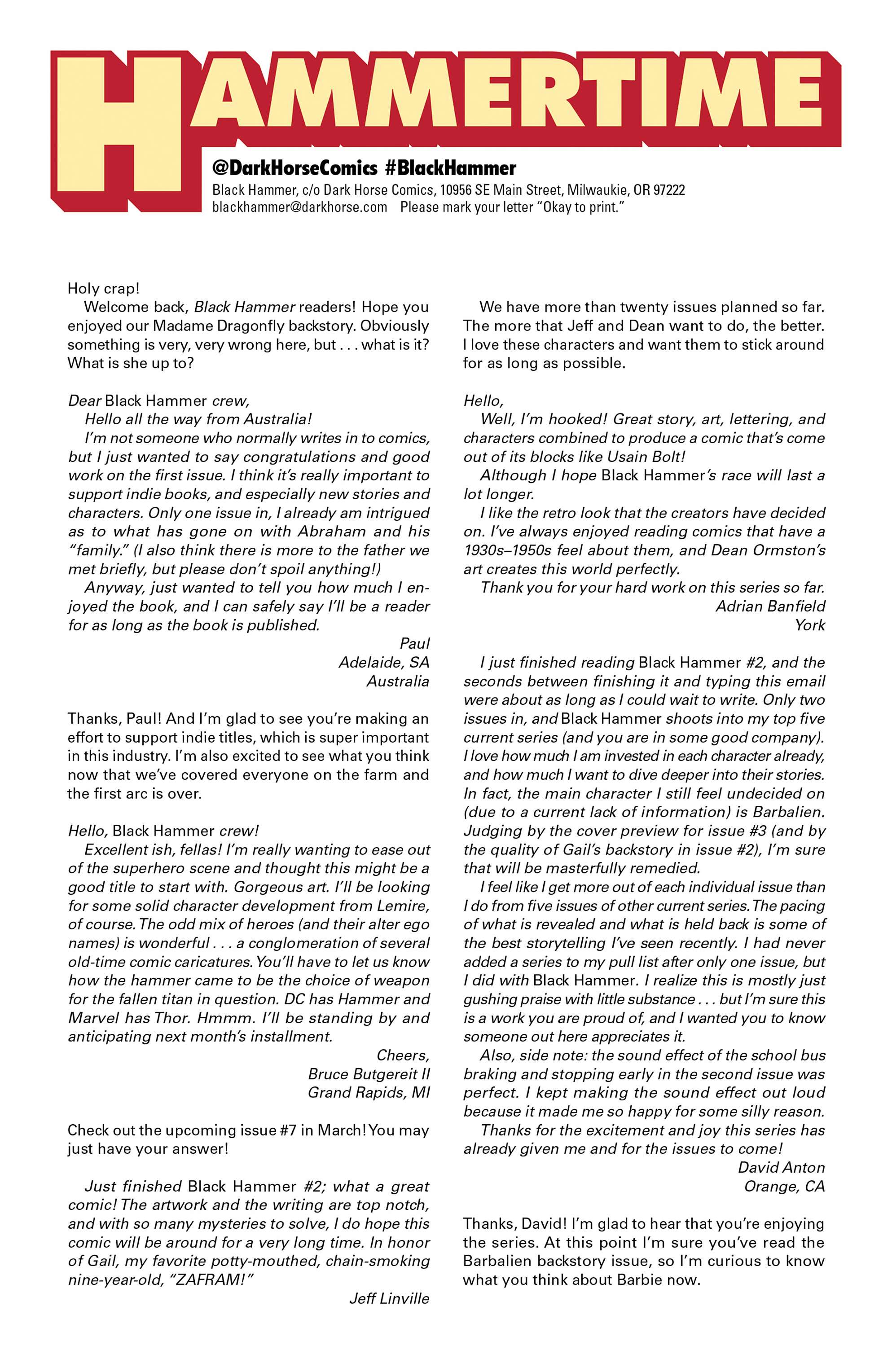 Read online Black Hammer comic -  Issue #6 - 26