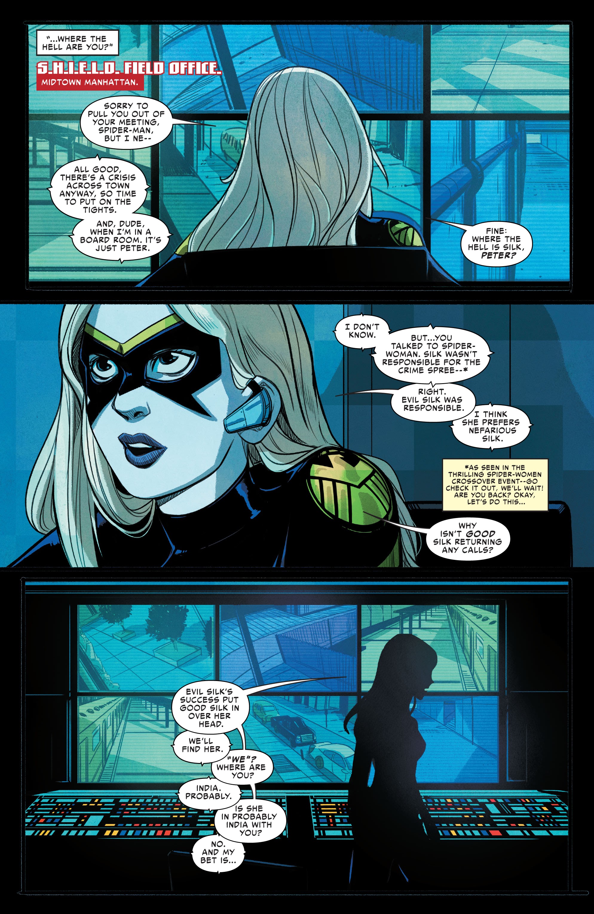 Read online Silk: Out of the Spider-Verse comic -  Issue # TPB 3 (Part 1) - 7