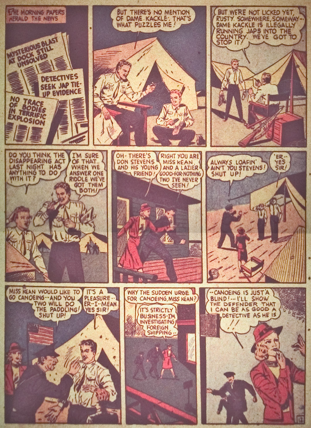 Read online USA Comics comic -  Issue #1 - 16