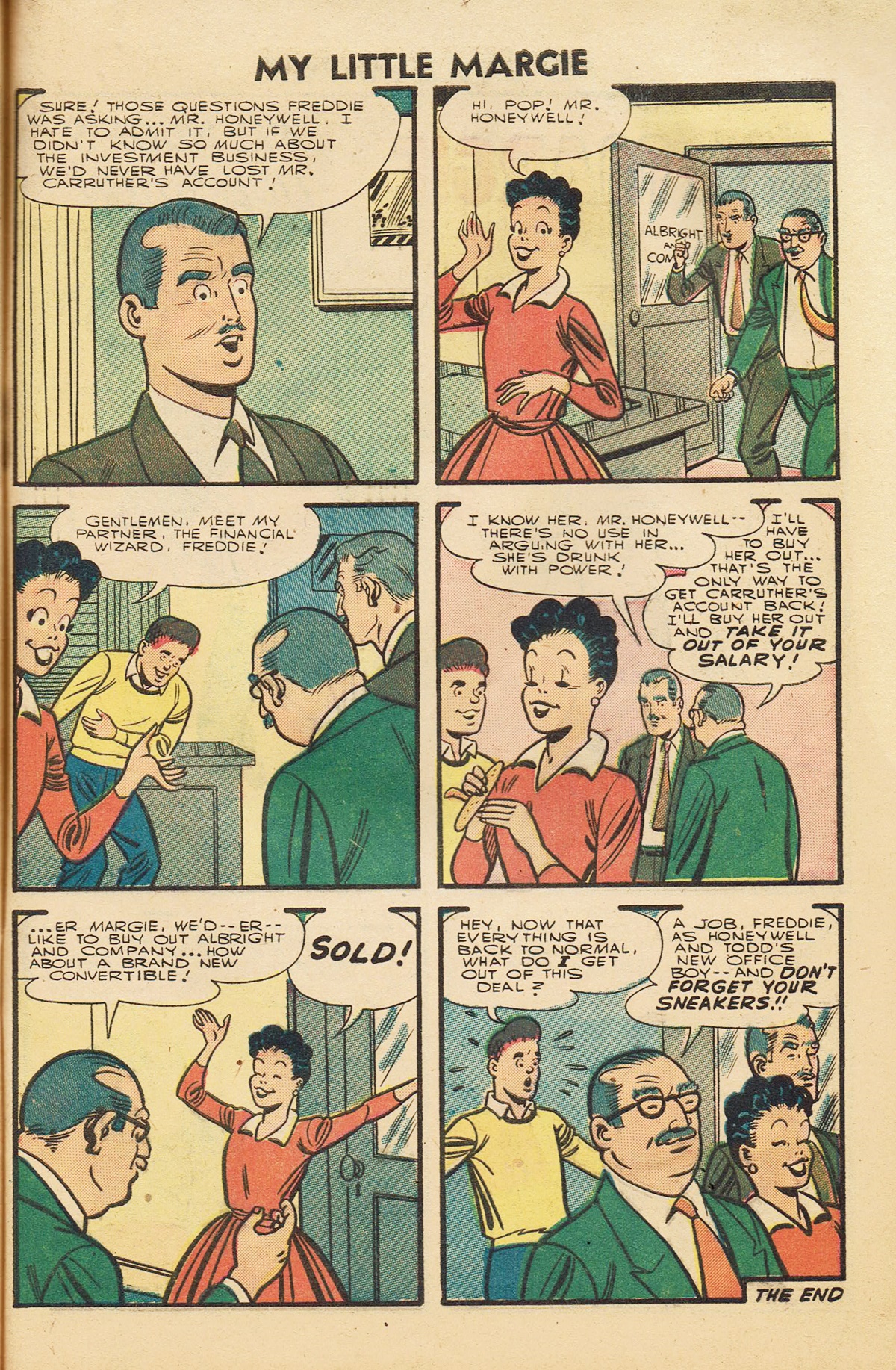 Read online My Little Margie (1954) comic -  Issue #20 - 72