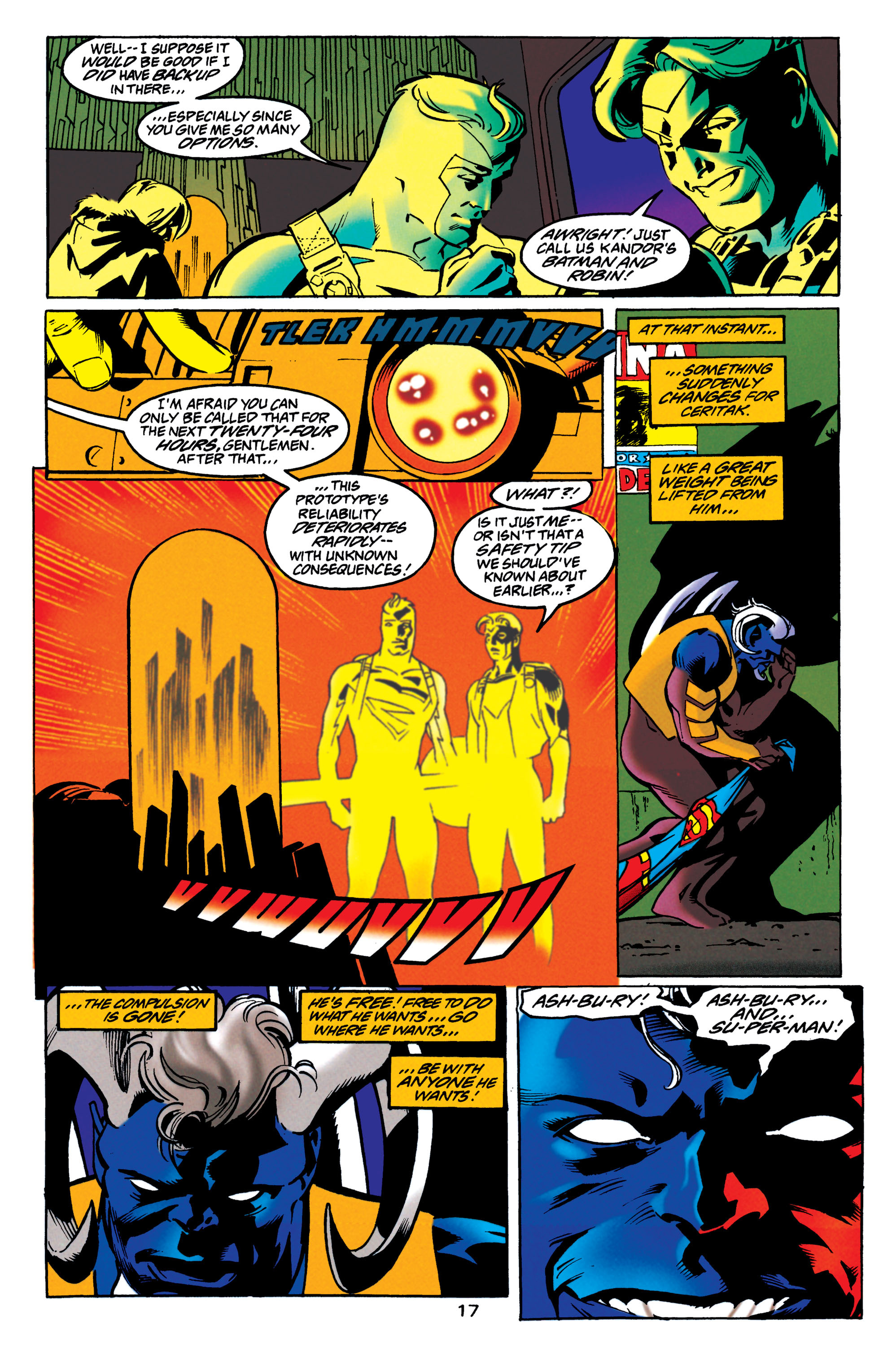 Read online Adventures of Superman (1987) comic -  Issue #547 - 17