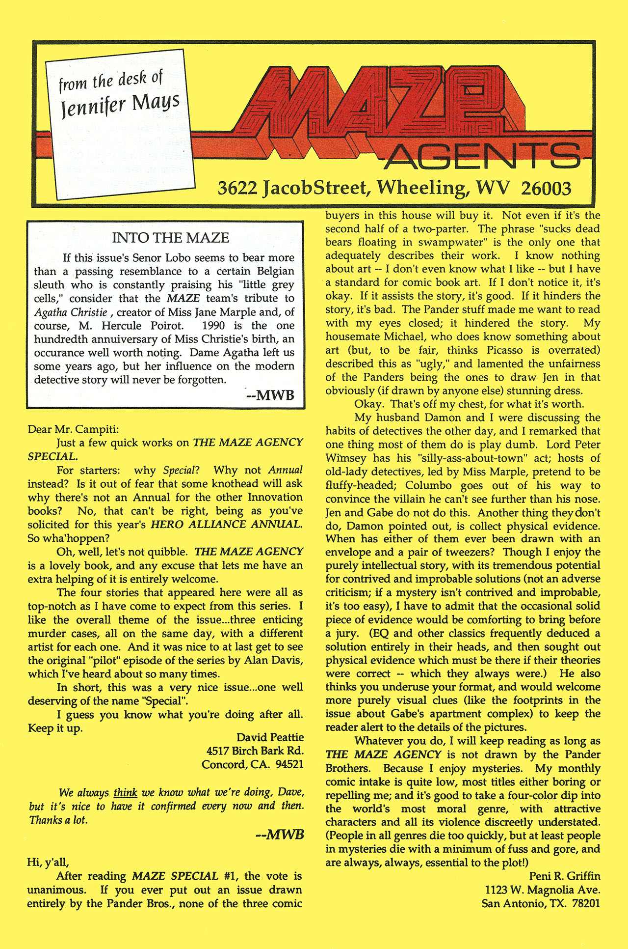 Read online Maze Agency (1989) comic -  Issue #19 - 25