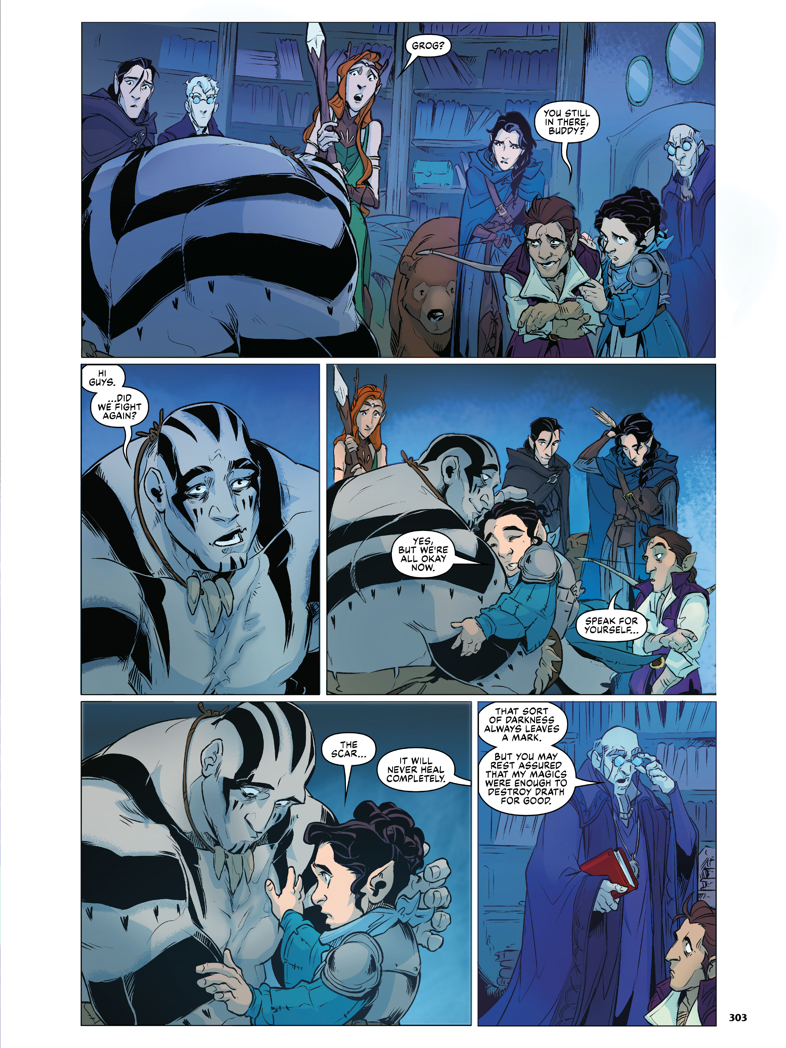 Read online Critical Role Vox Machina Origins comic -  Issue # (2019) _TPB Library Edition (Part 3) - 104