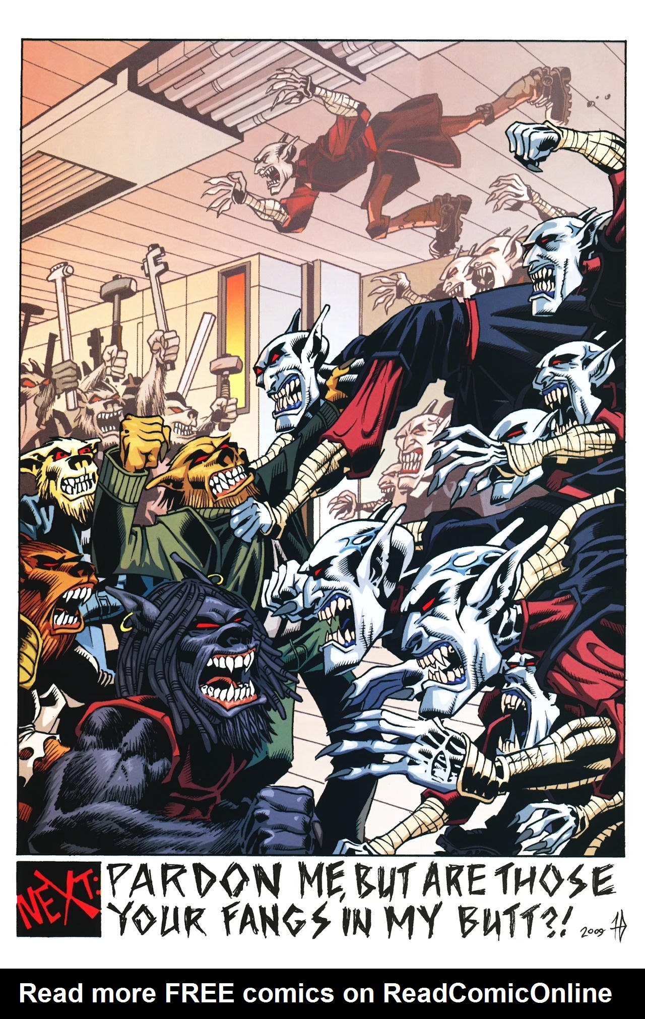 Read online Werewolves on the Moon: Versus Vampires comic -  Issue #1 - 28
