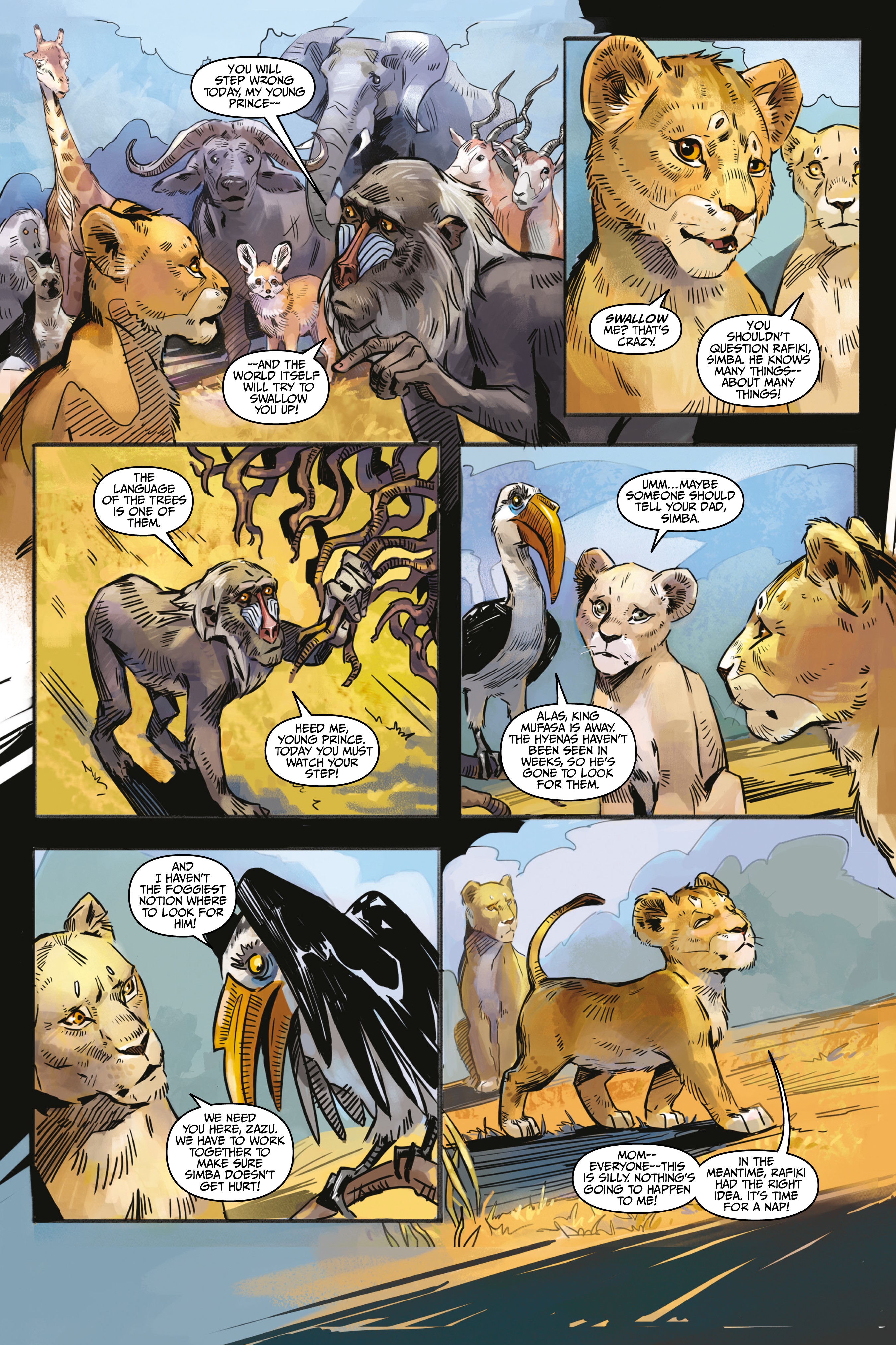 Read online Disney The Lion King: Wild Schemes and Catastrophes comic -  Issue # TPB - 56