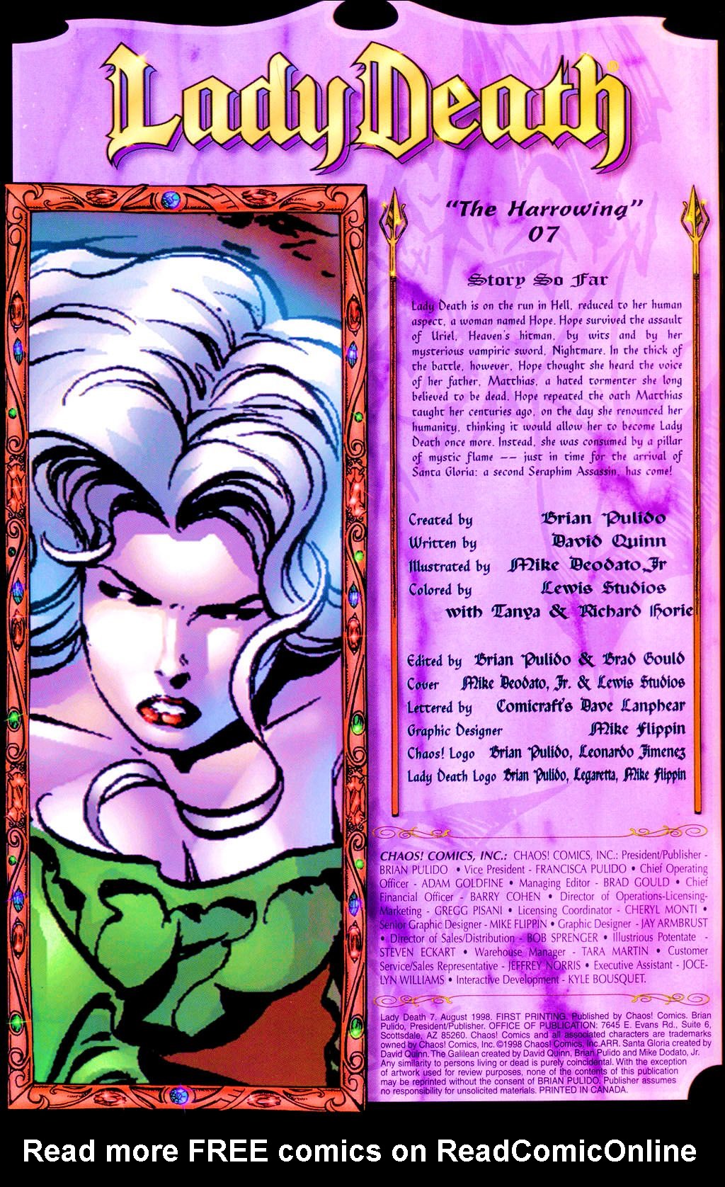 Read online Lady Death (1997) comic -  Issue #7 - 2