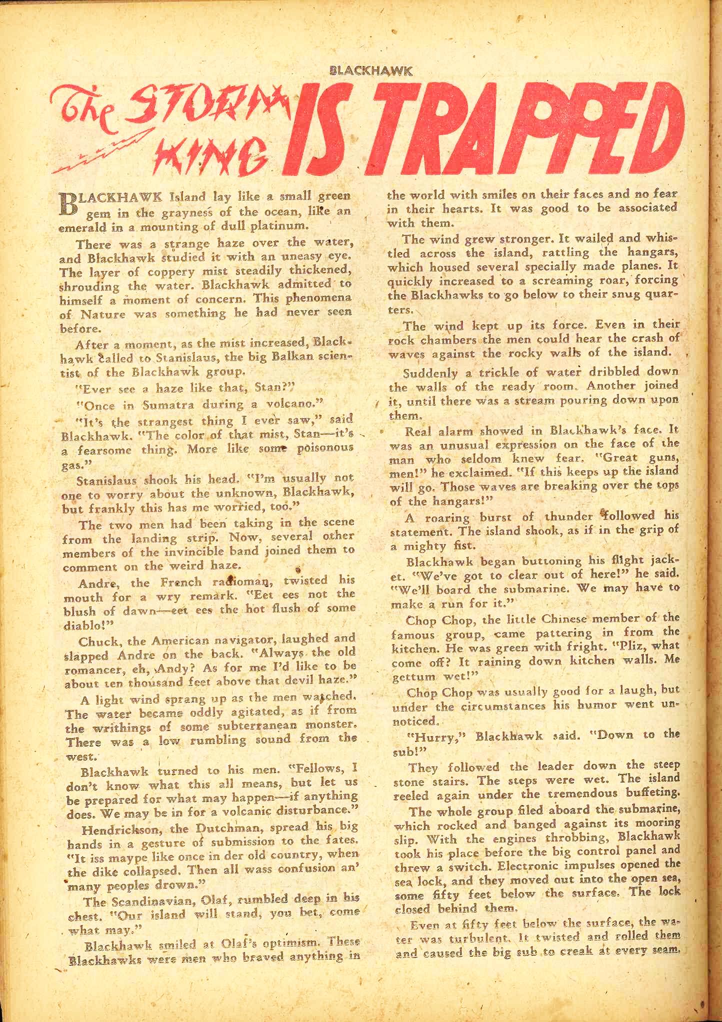 Read online Blackhawk (1957) comic -  Issue #20 - 35