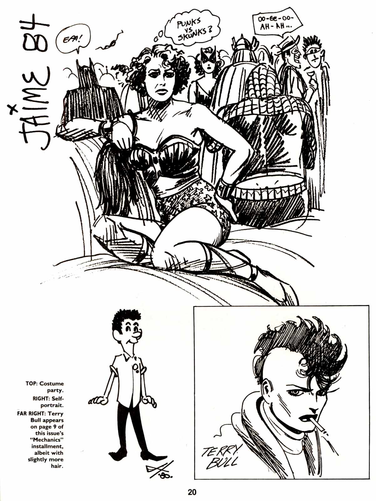 Read online Love and Rockets (1982) comic -  Issue #10 - 22