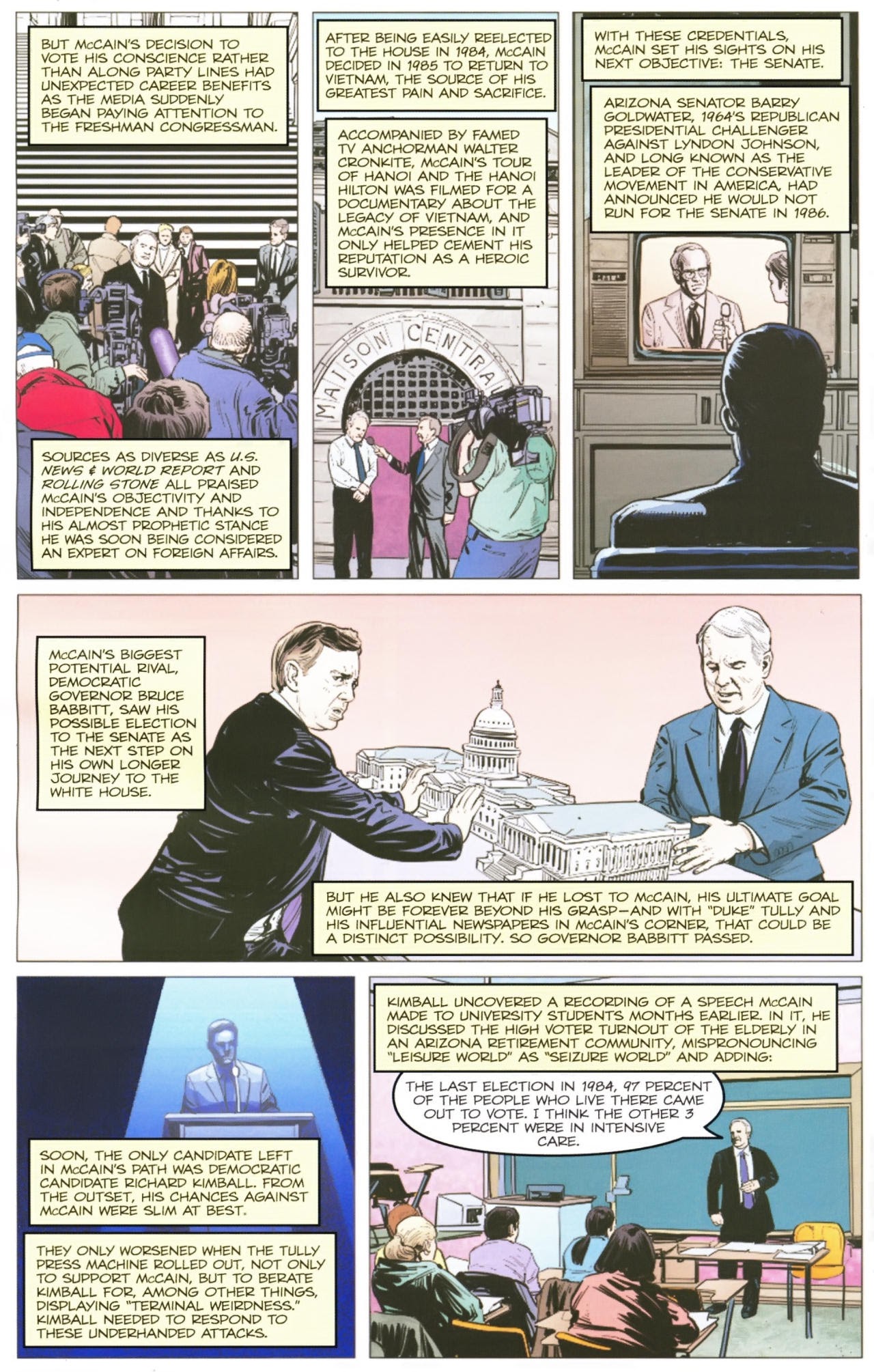 Read online Presidential Material: John McCain comic -  Issue # Full - 20