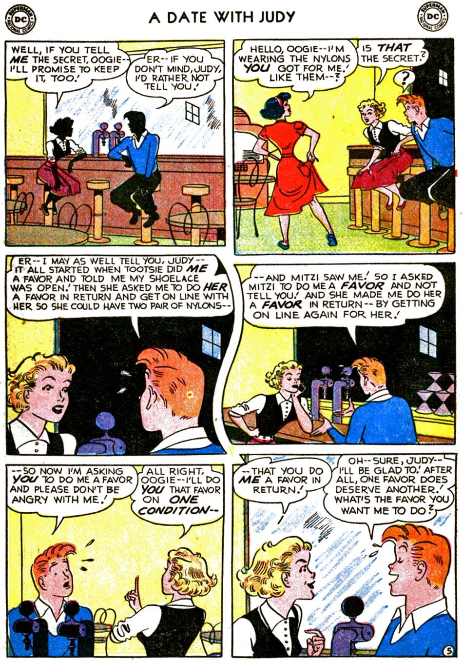 Read online A Date with Judy comic -  Issue #32 - 40